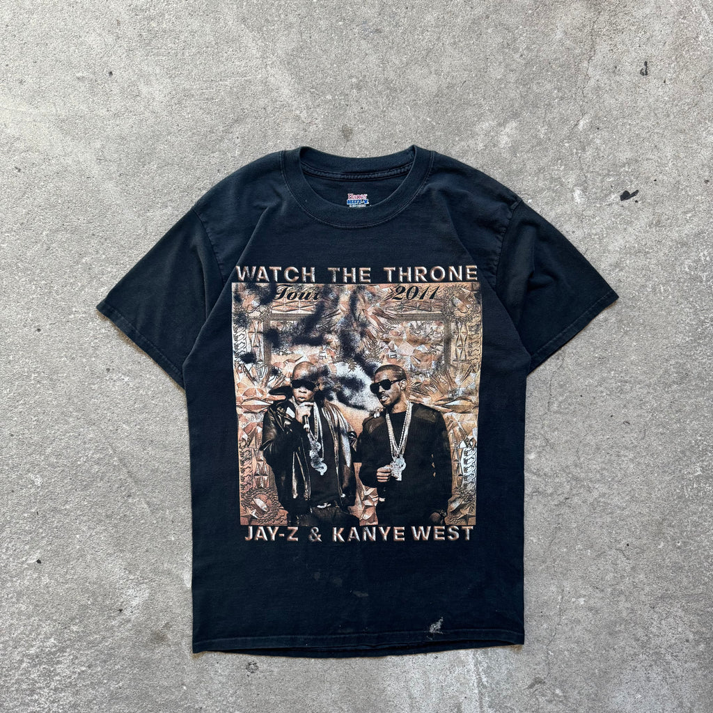 2011 kanye jay z watch the throne tour tee