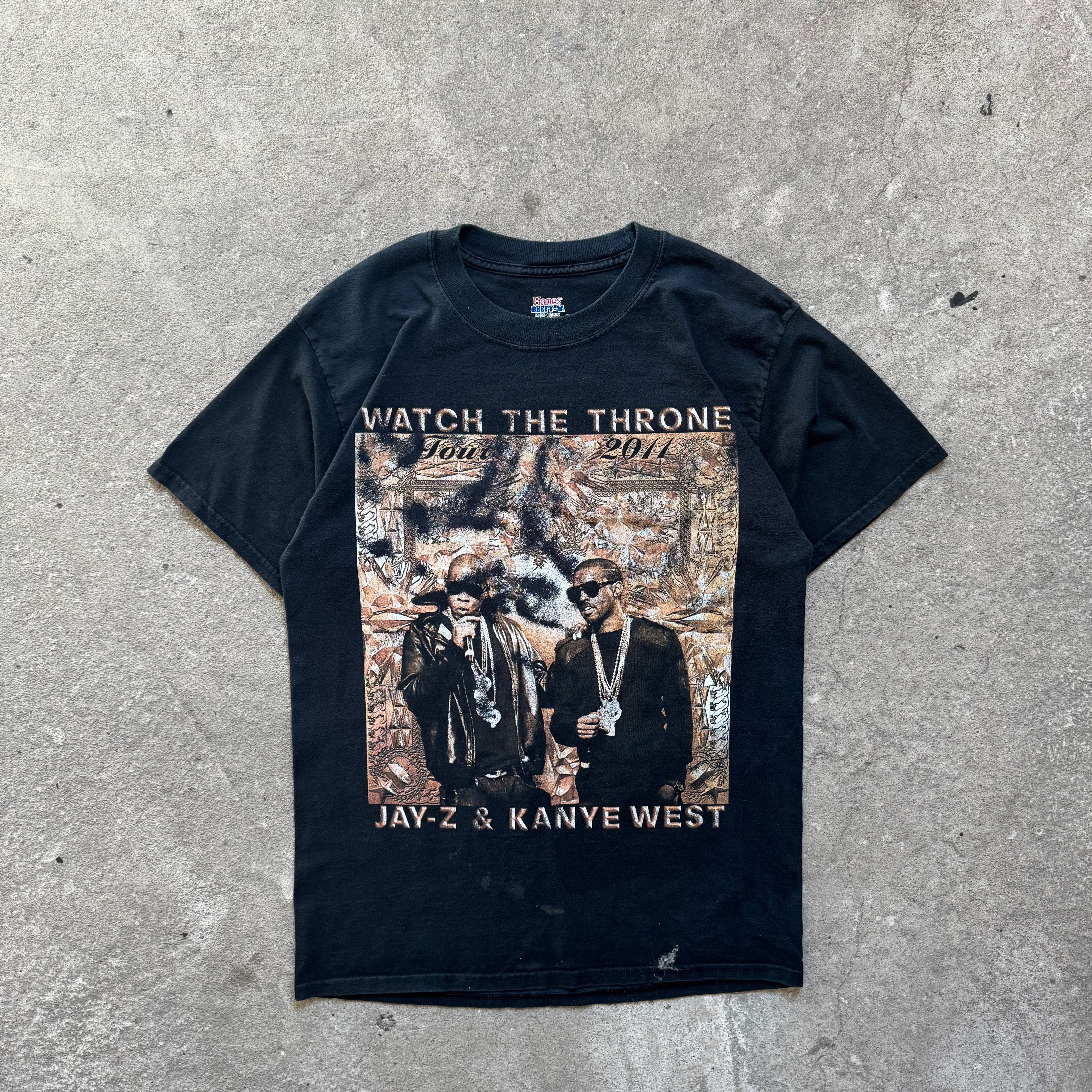 2011 kanye jay z watch the throne tour tee