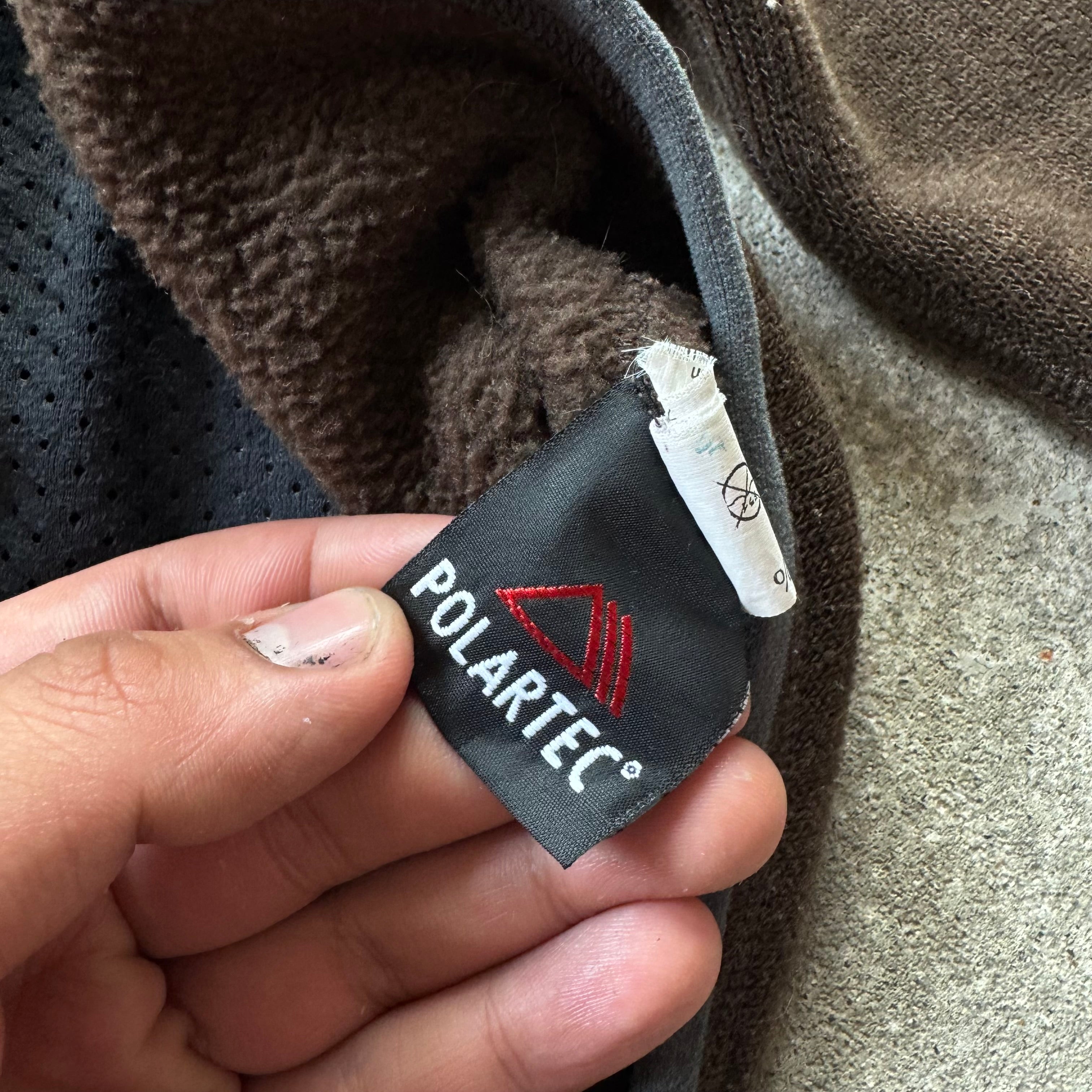 arc’teryx brown fleece