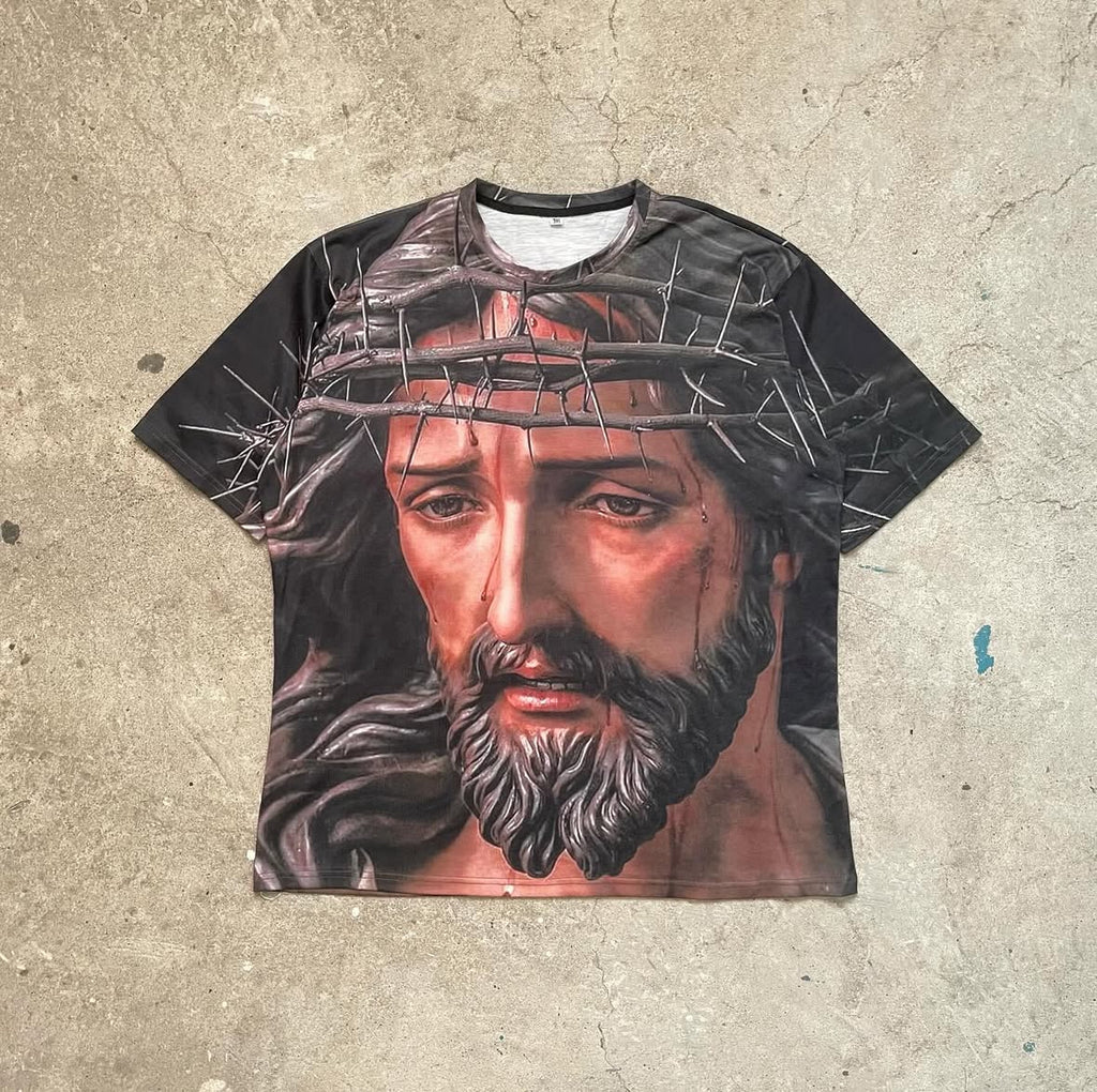 all over print jesus tee
