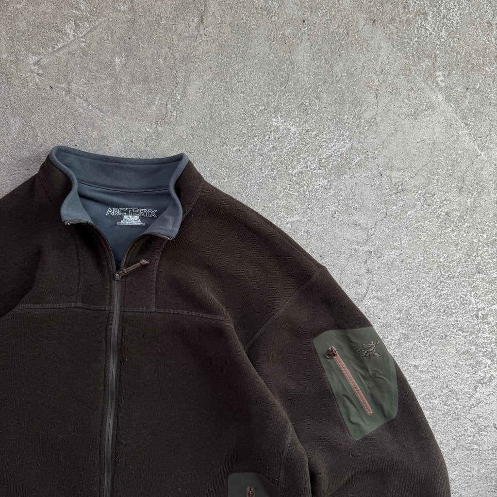 arc’teryx brown fleece