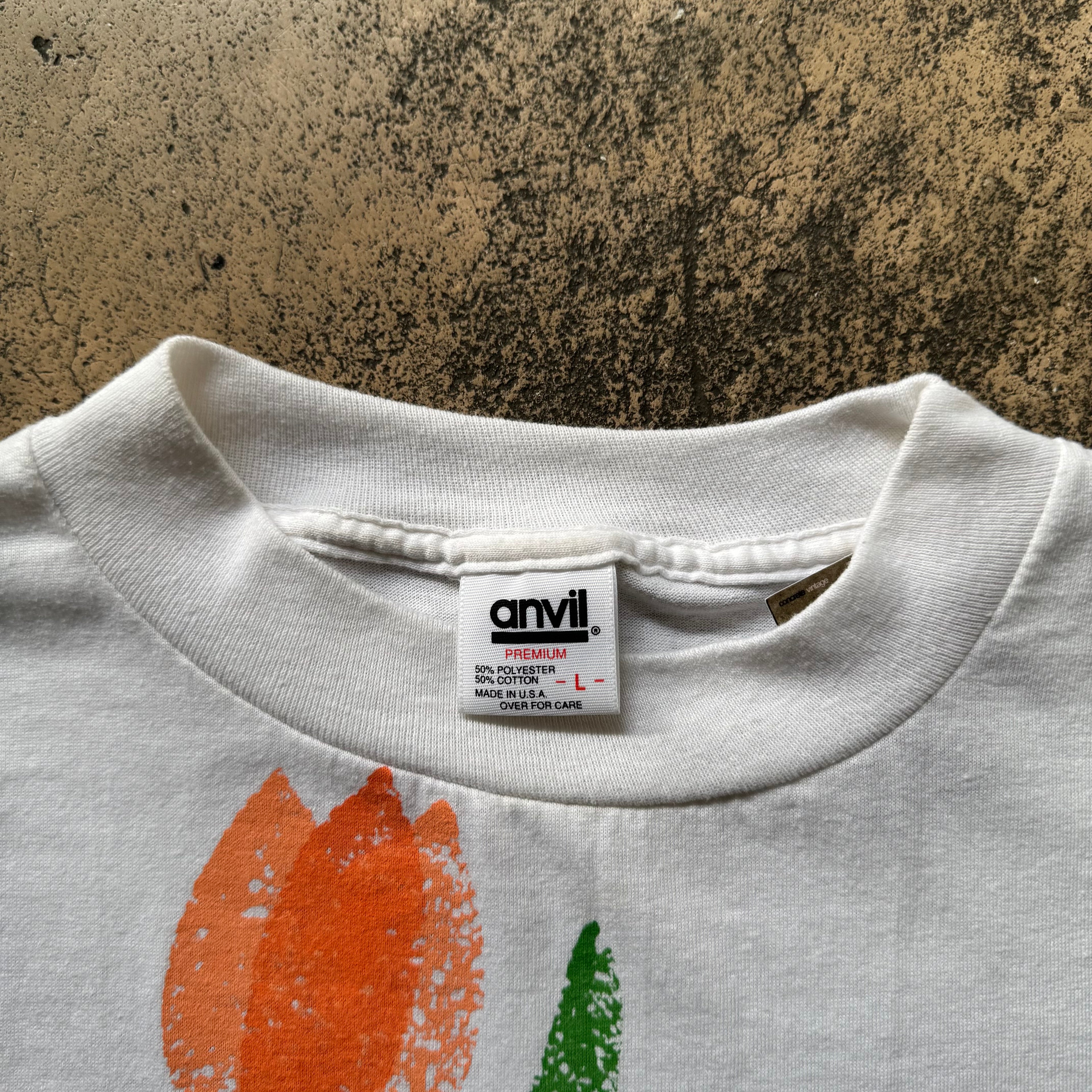 90s tulip flowers tee - Large