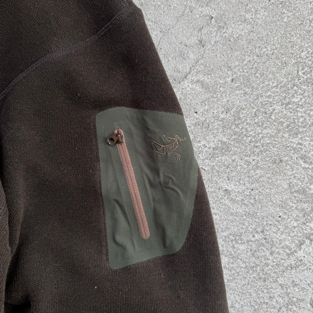 arc’teryx brown fleece