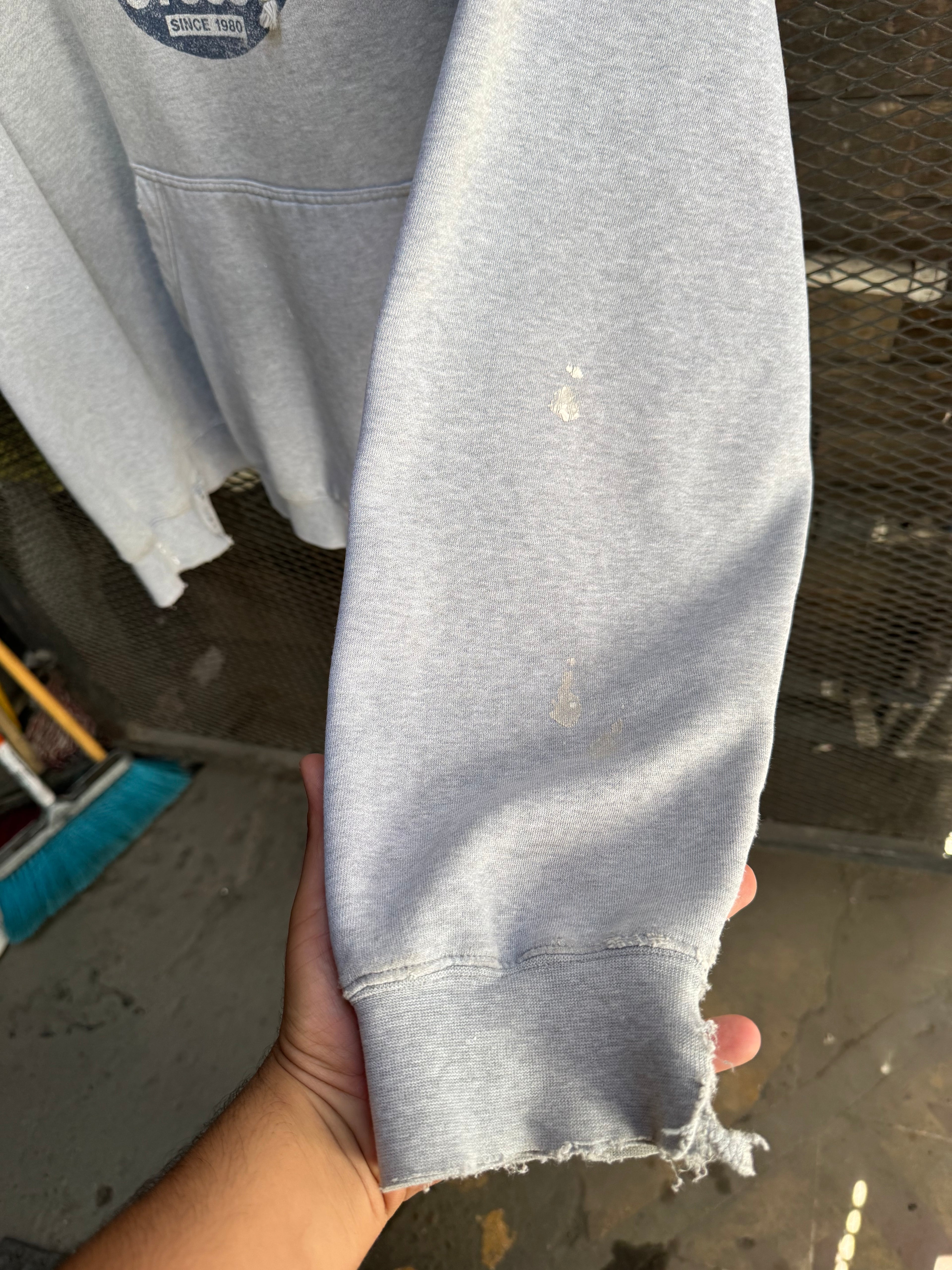 90s stussy winged lion hoodie - L/XL