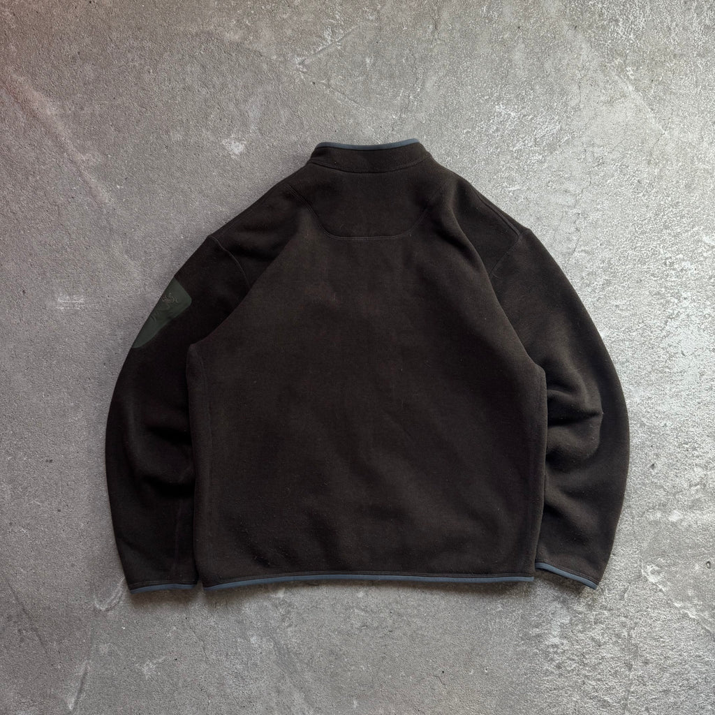arc’teryx brown fleece