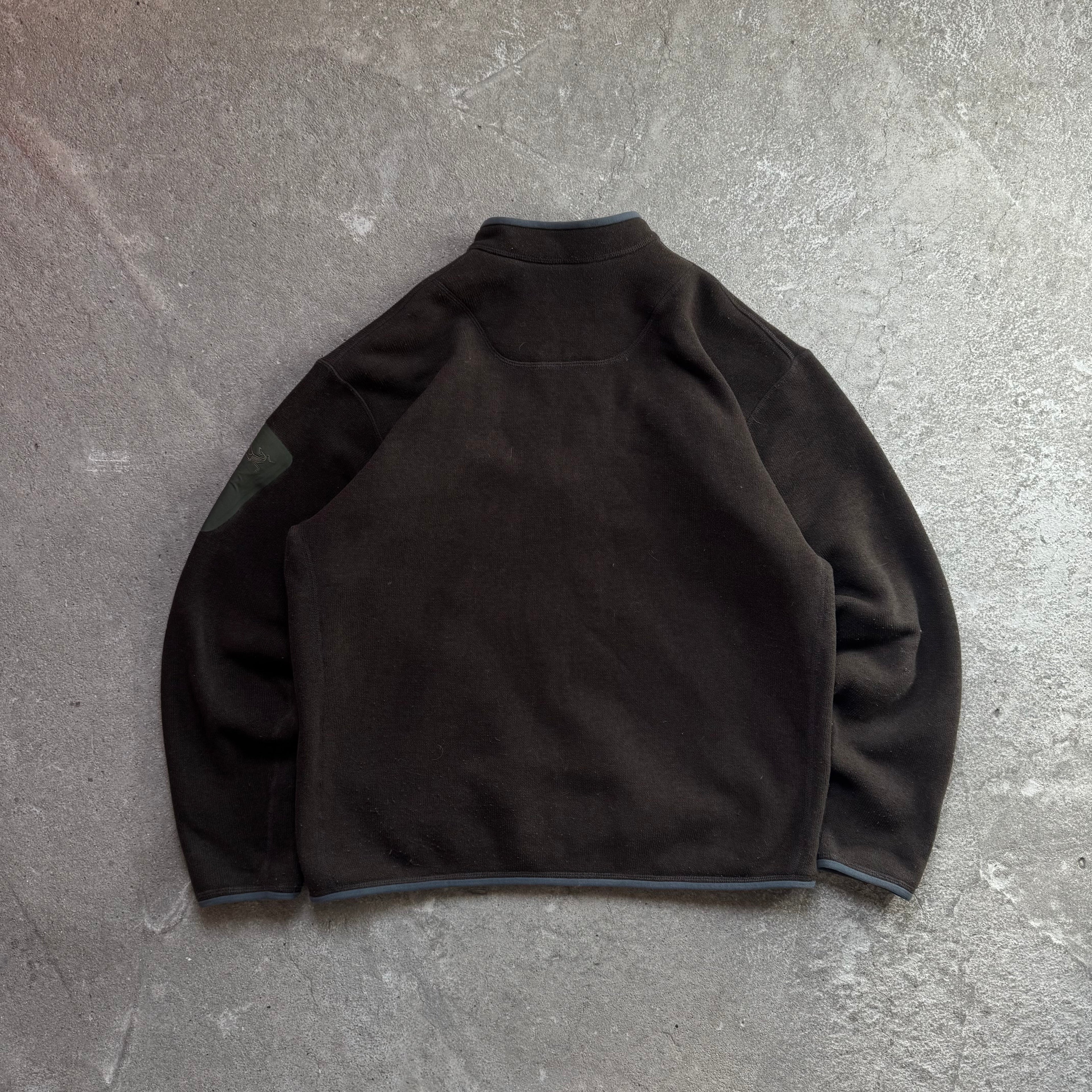 arc’teryx brown fleece