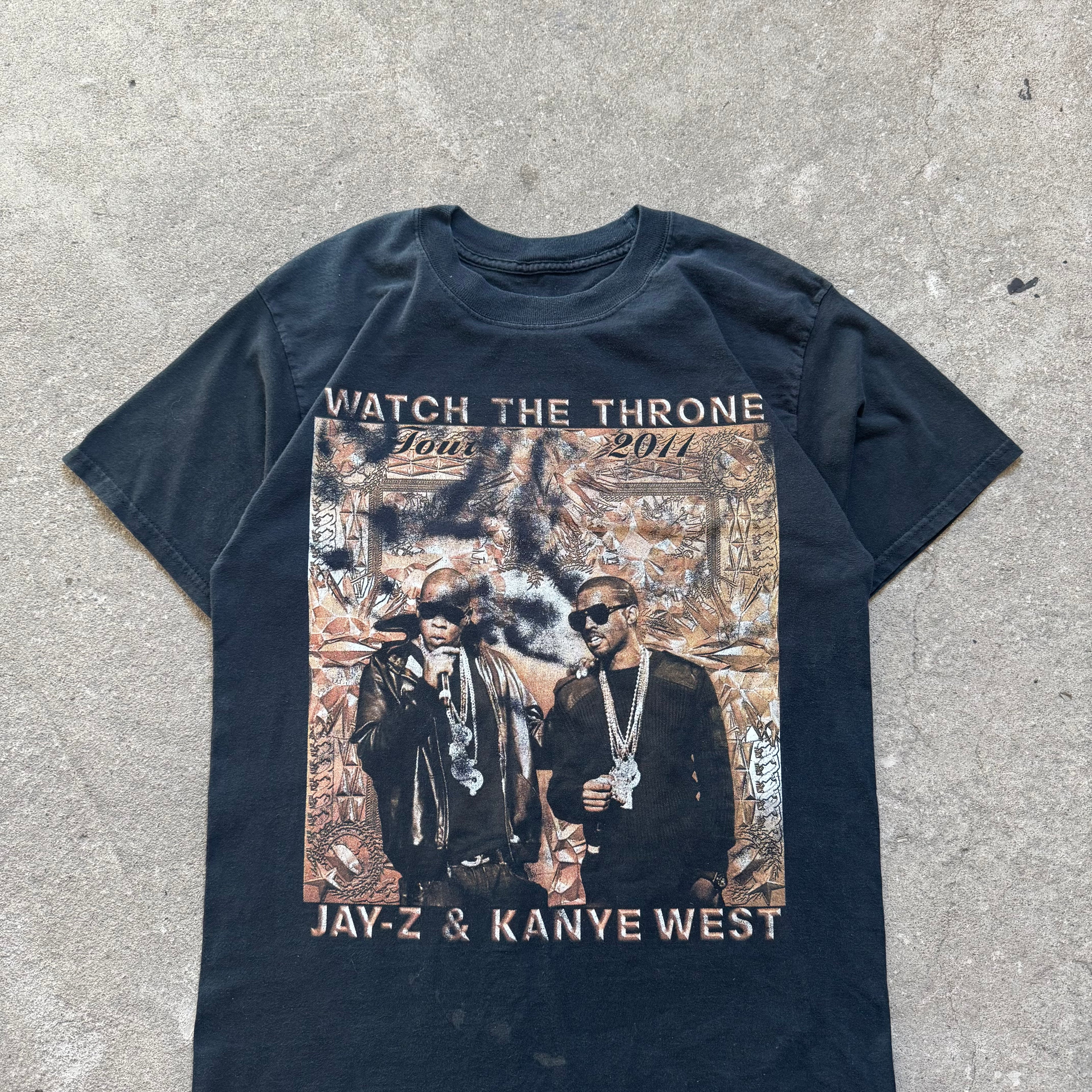 2011 kanye jay z watch the throne tour tee