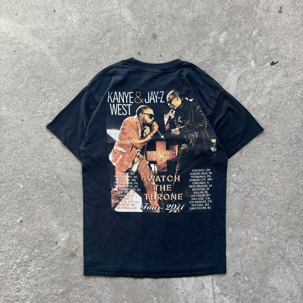 2011 kanye jay z watch the throne tour tee