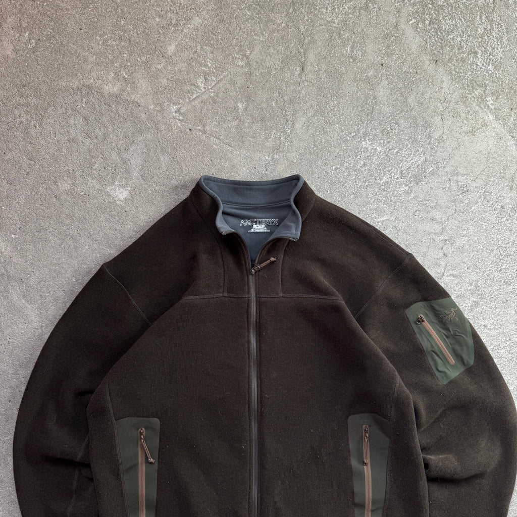 arc’teryx brown fleece