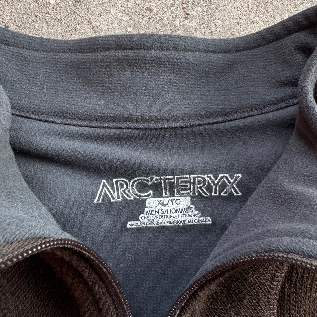 arc’teryx brown fleece