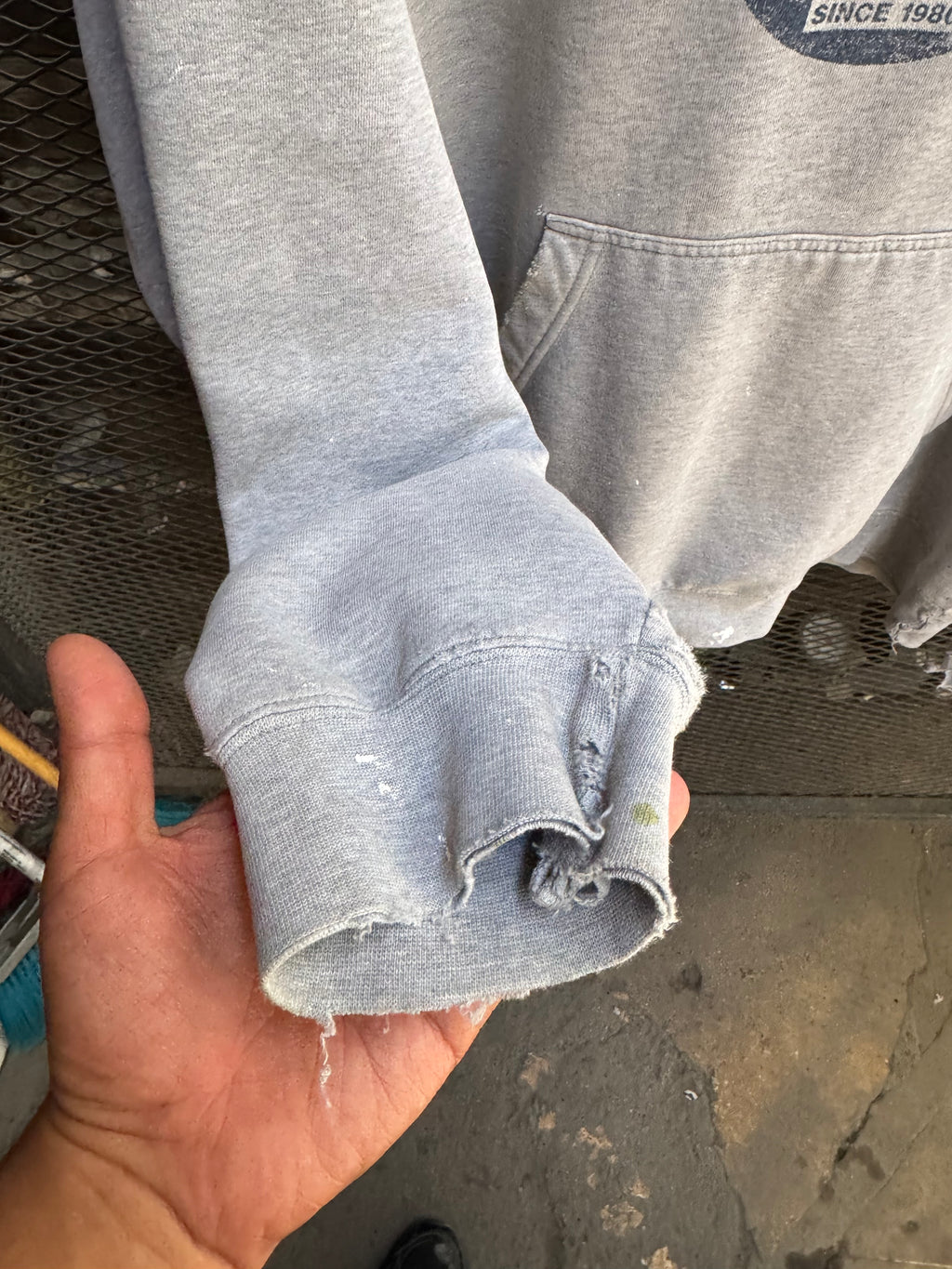 90s stussy winged lion hoodie - L/XL