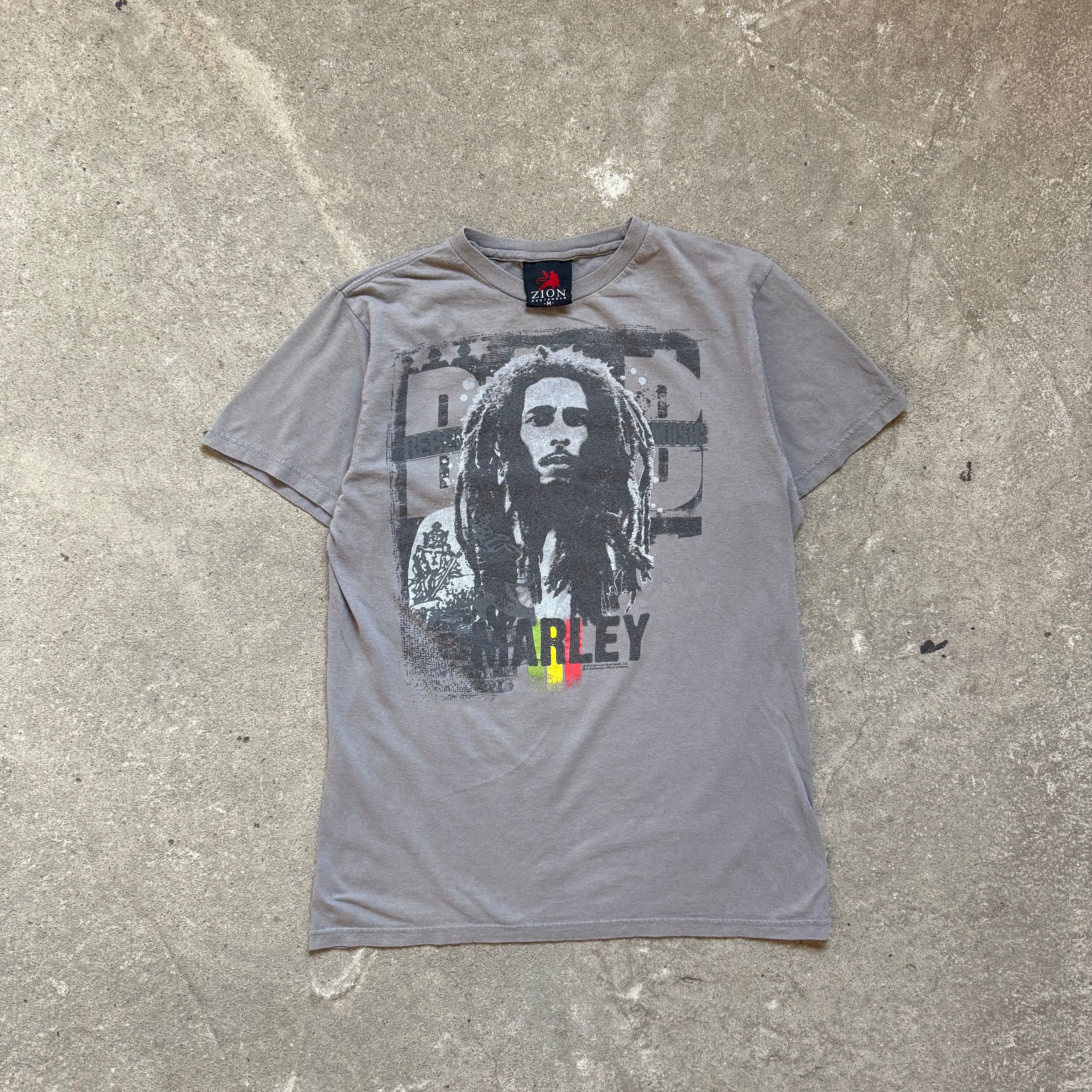 00s bob marley tee - Med