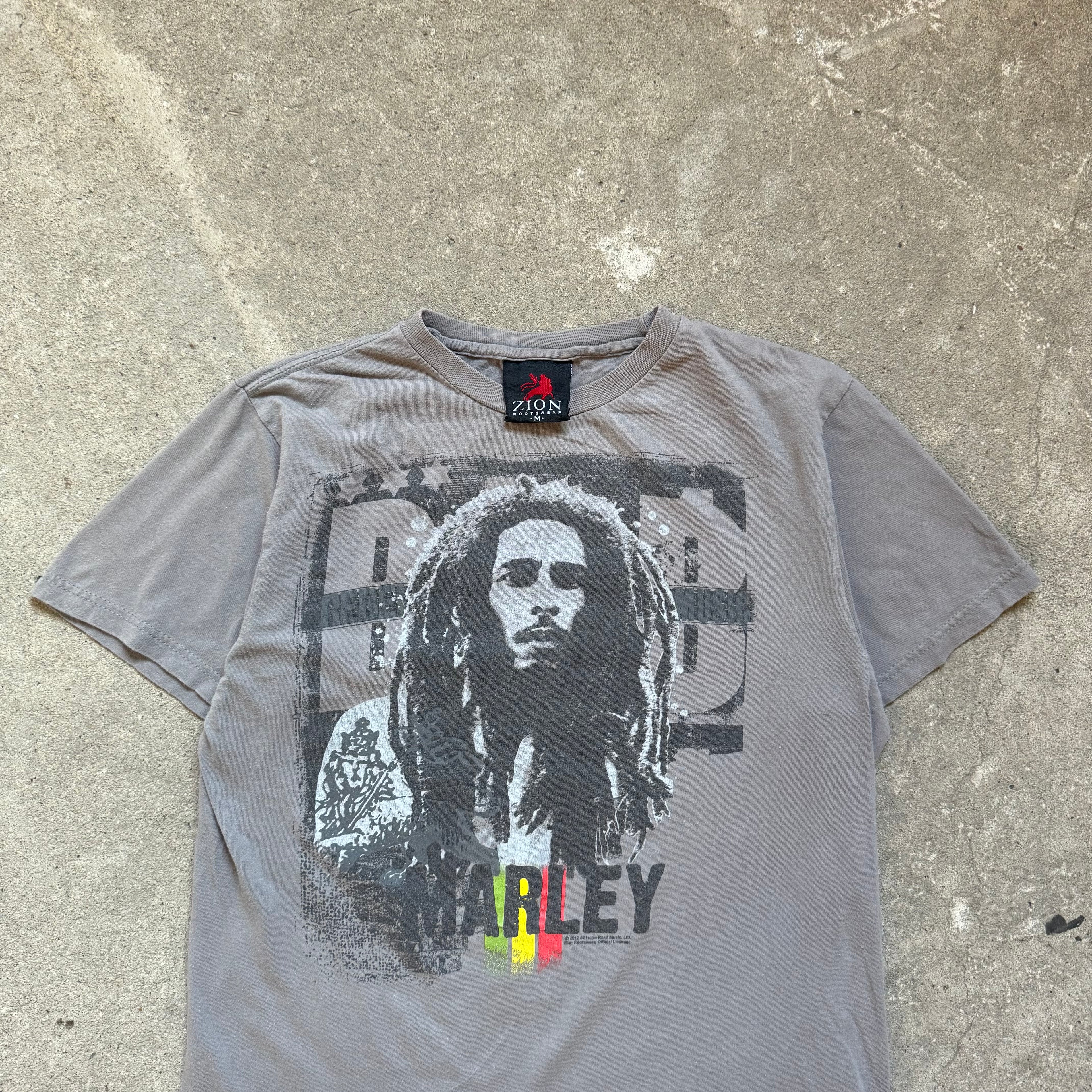 00s bob marley tee - Med