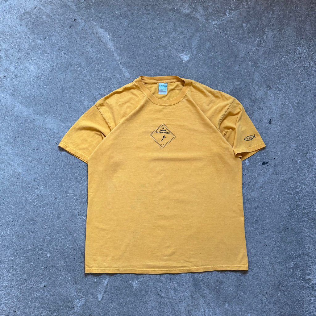 00s a work in progress jesus tee - XL