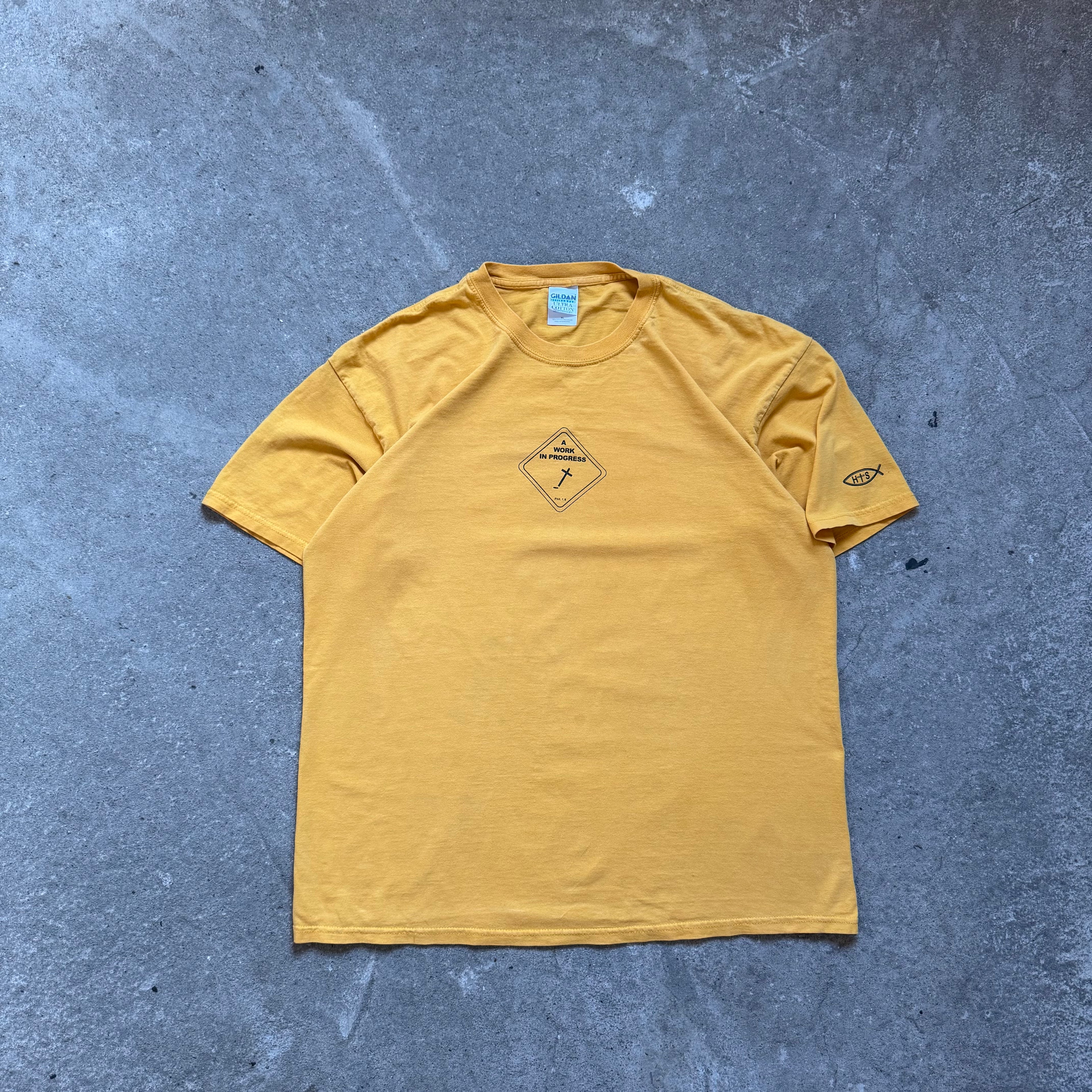 00s a work in progress jesus tee - XL