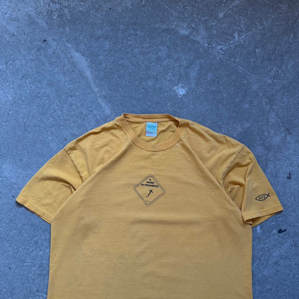 00s a work in progress jesus tee - XL