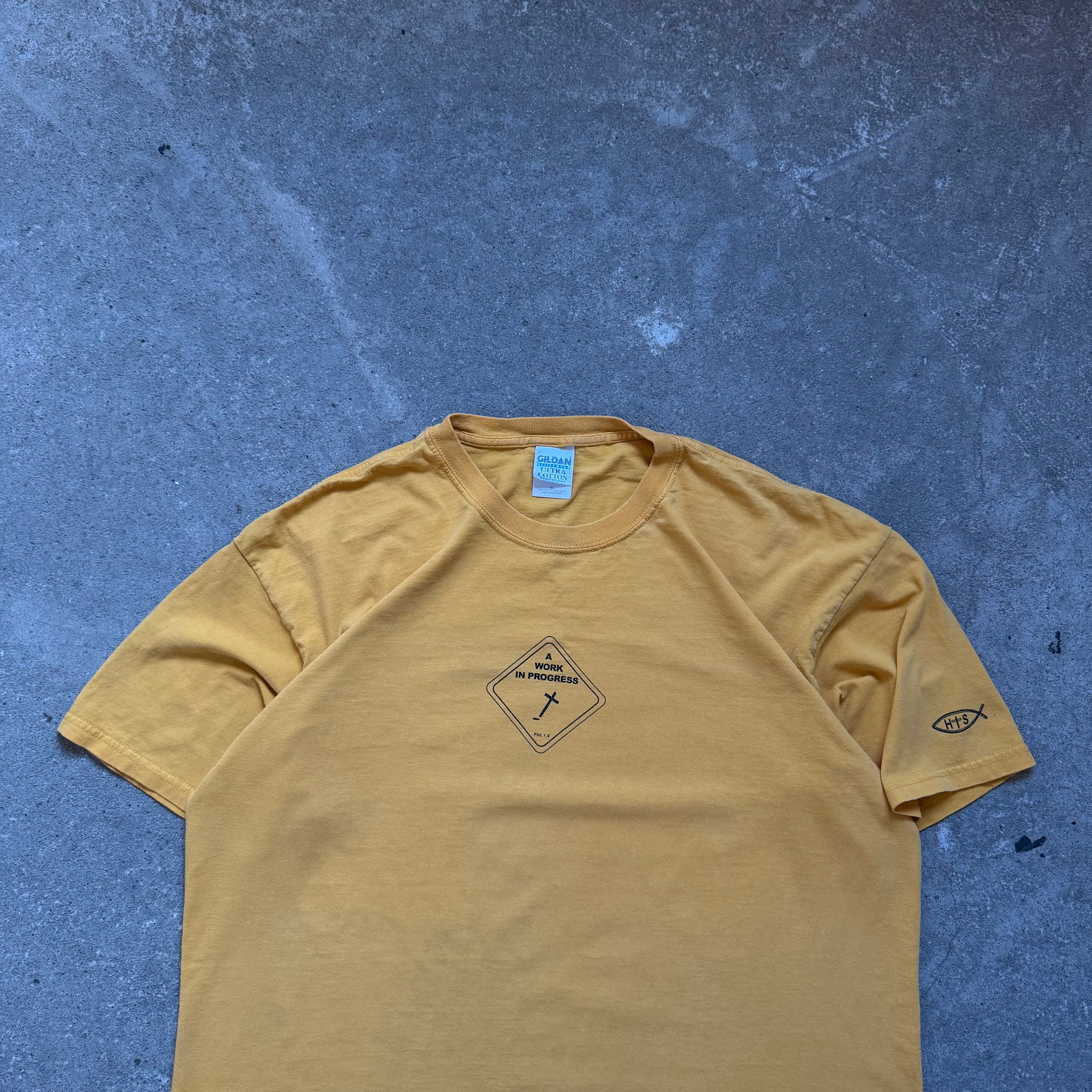00s a work in progress jesus tee - XL