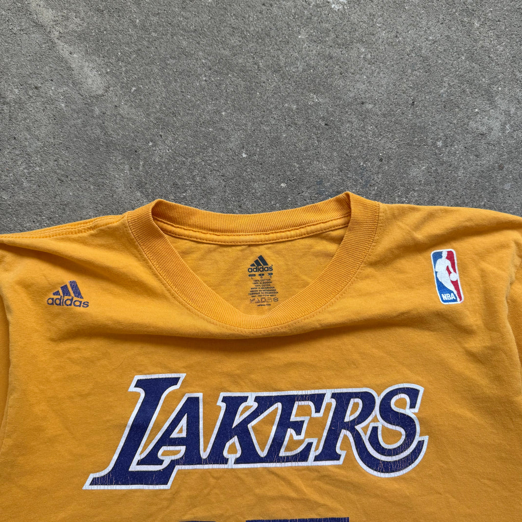 00s adidas lakers tee - Large