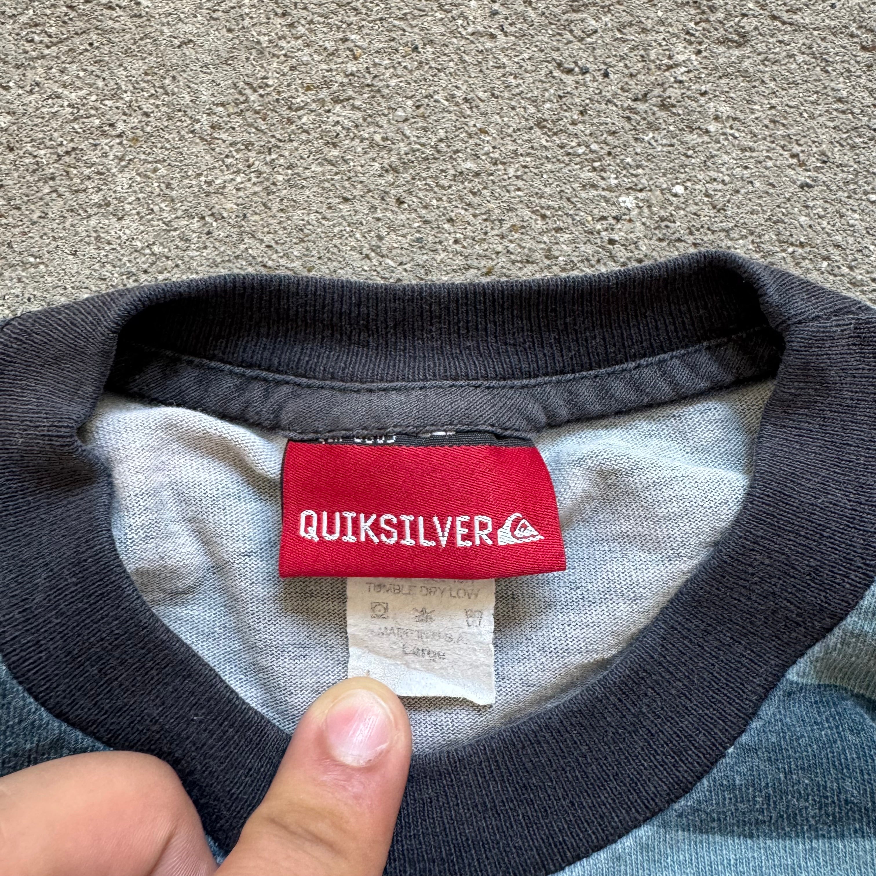 90s quicksilver camo tee - Small