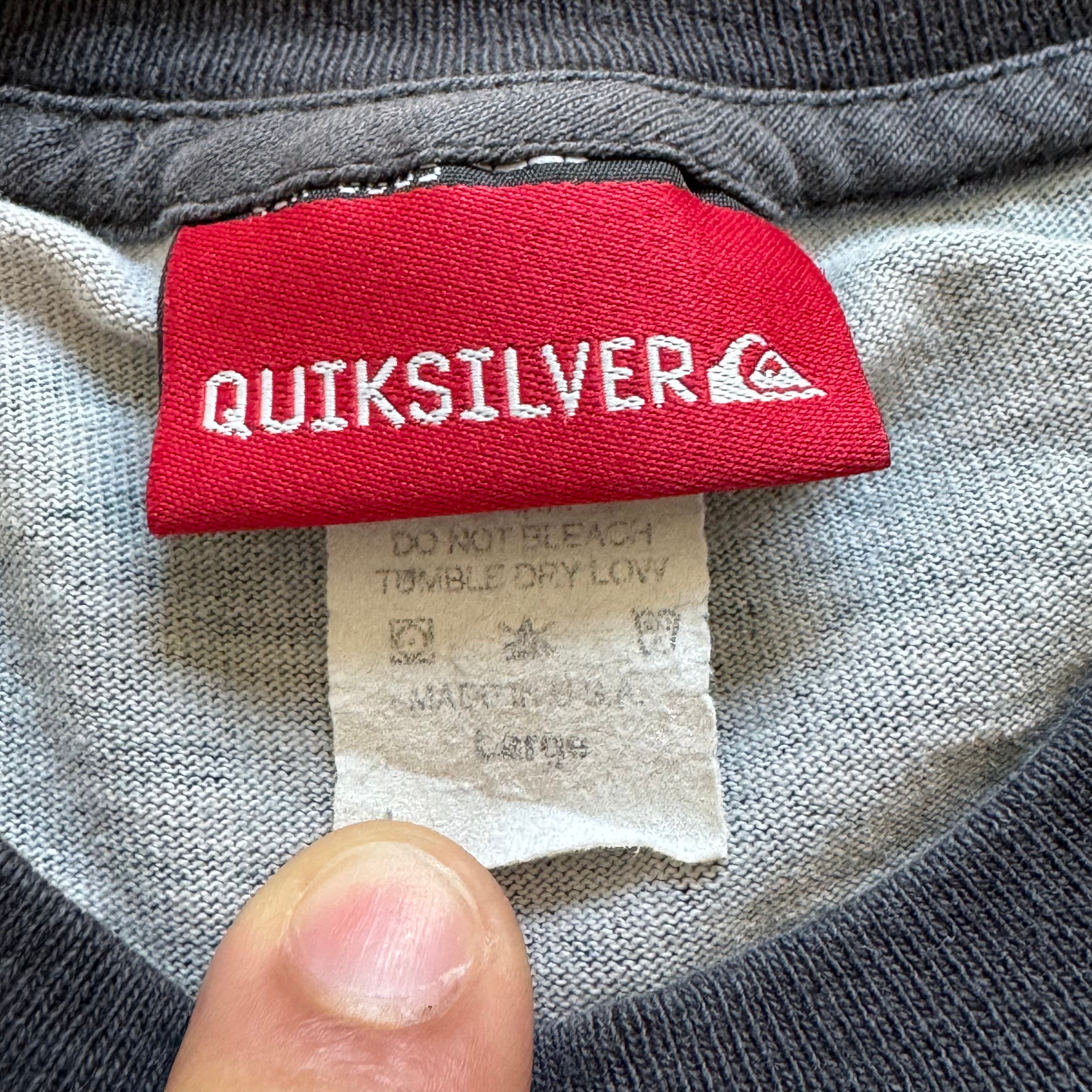 90s quicksilver camo tee - Small