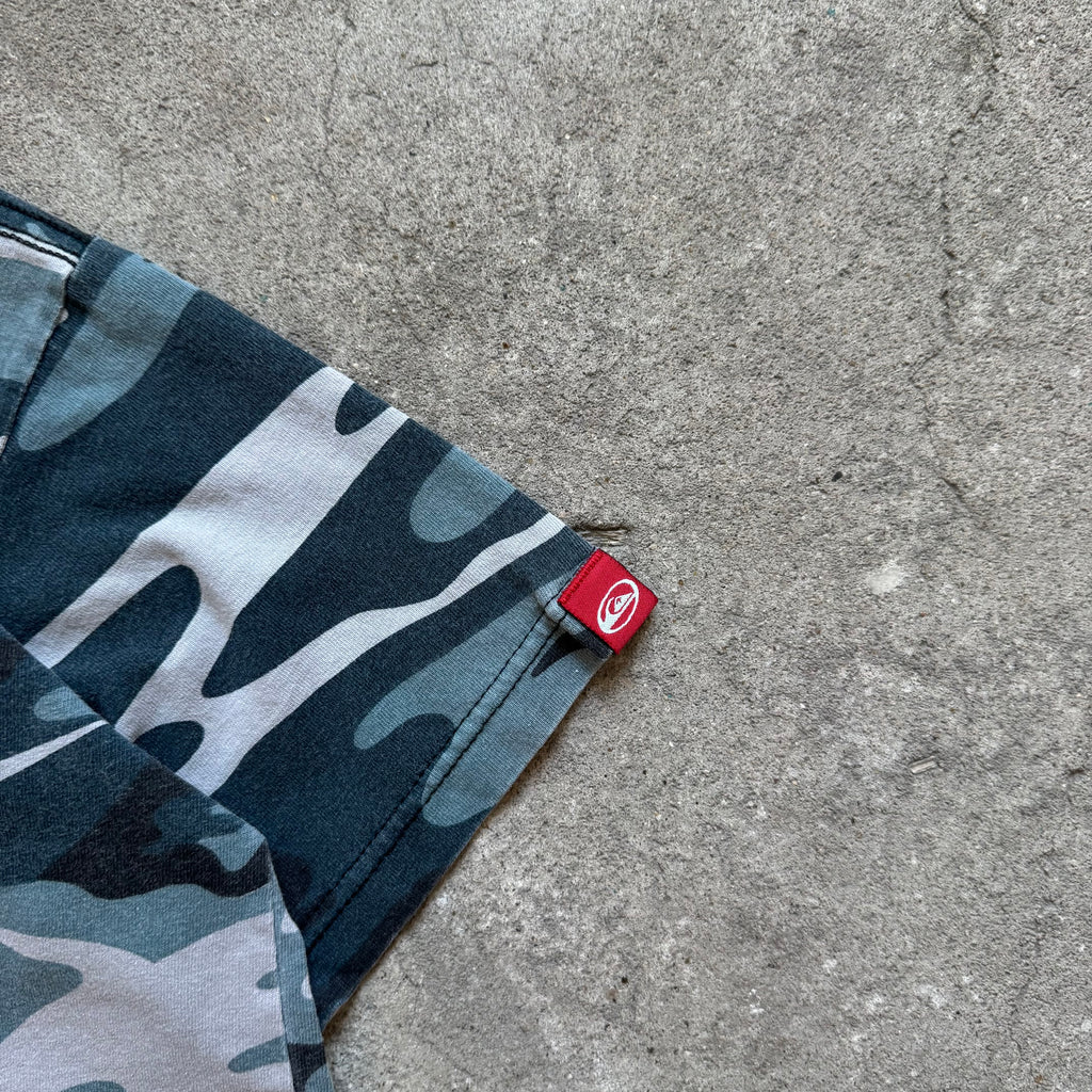90s quicksilver camo tee - Small