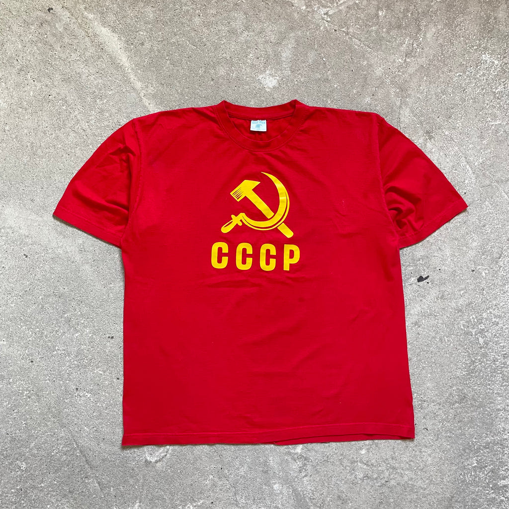 90s CCCP communist tee - XL