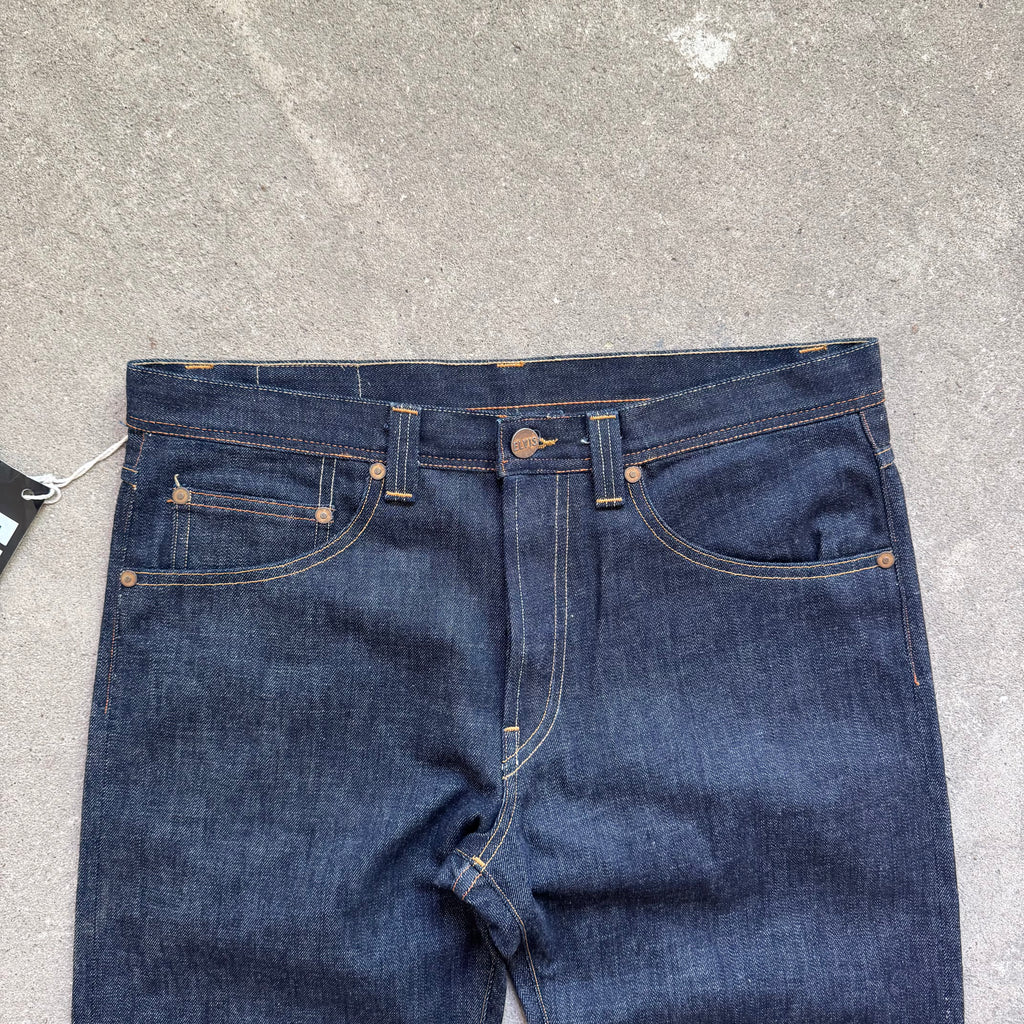 00s elvis wide leg selvedge denim jeans - 36'