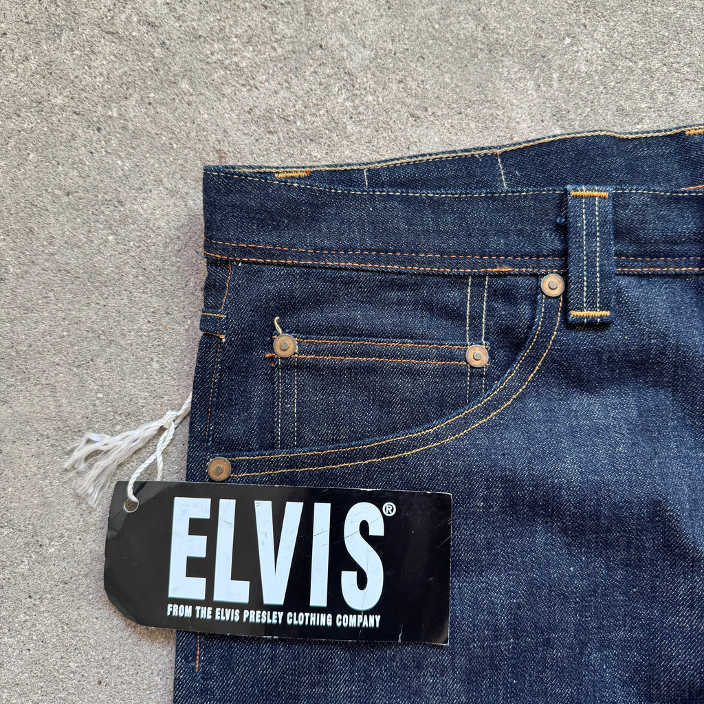 00s elvis wide leg selvedge denim jeans - 36'