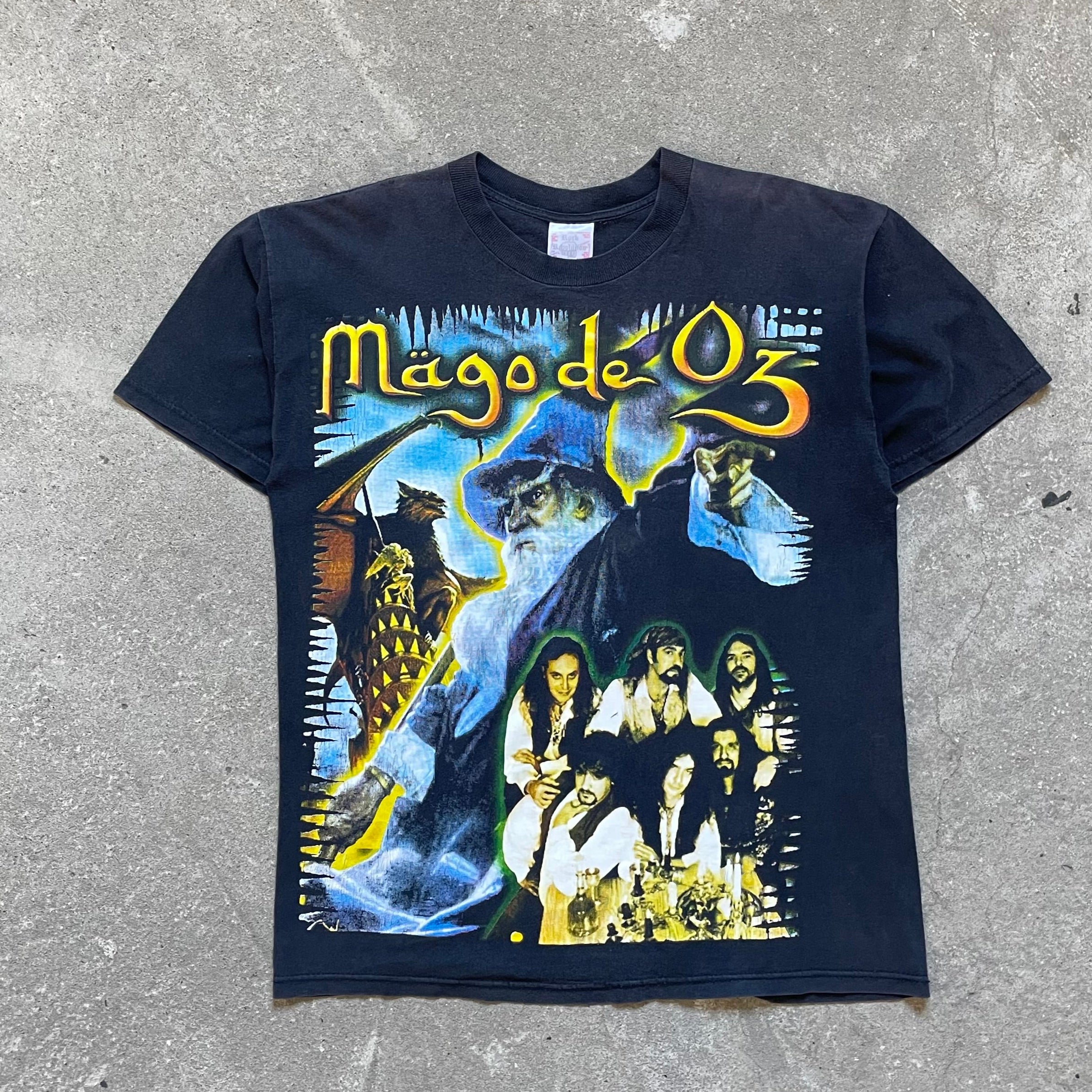 90s mago de oz peyote band tee - Large