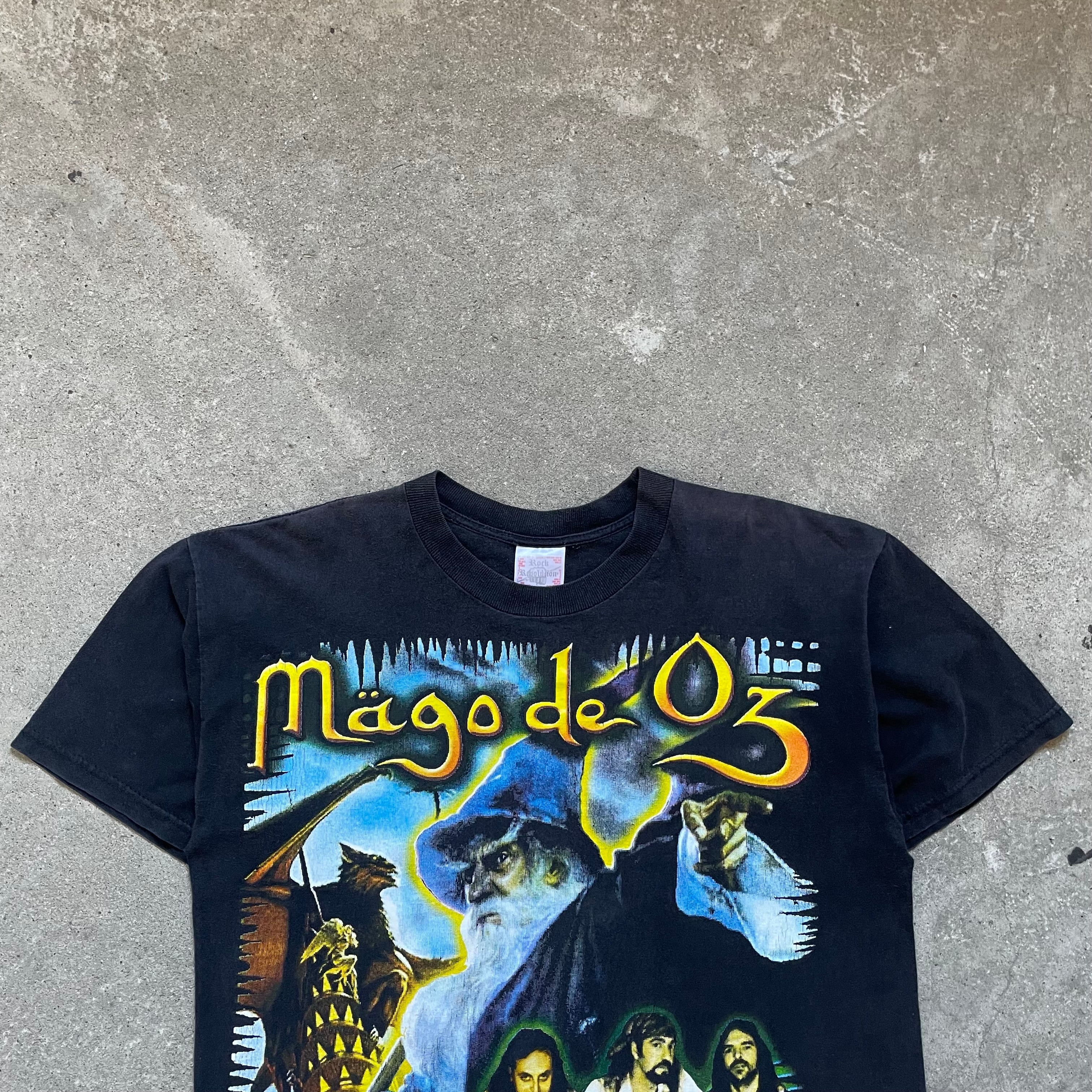 90s mago de oz peyote band tee - Large
