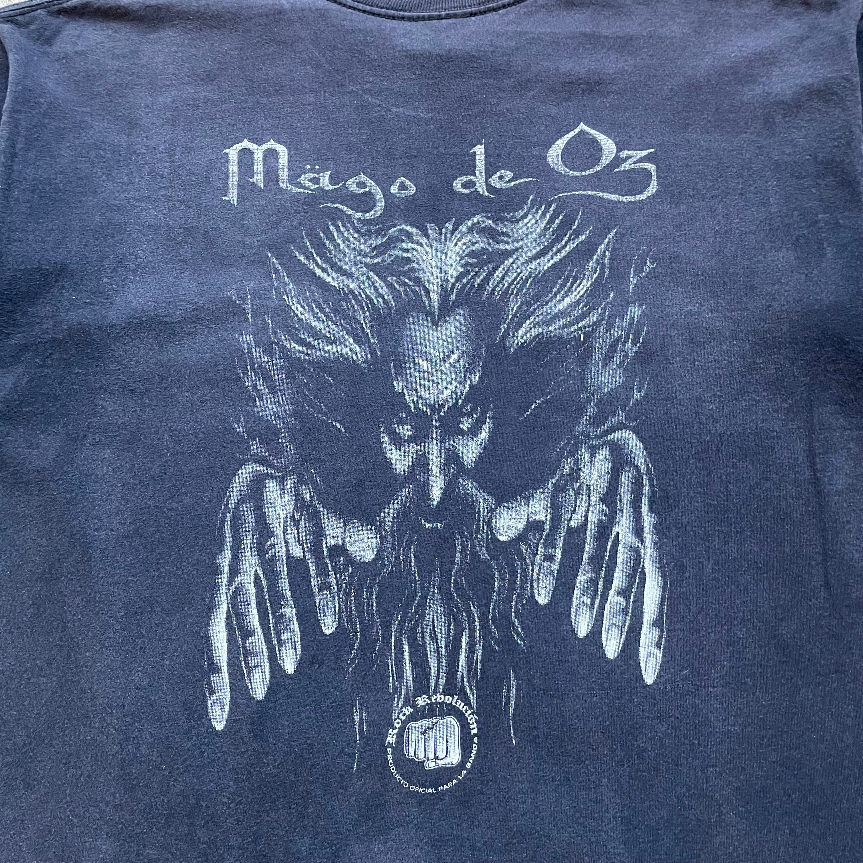90s mago de oz peyote band tee - Large