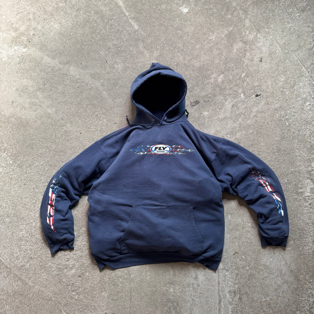 00s fly flames hoodie - Large/XL