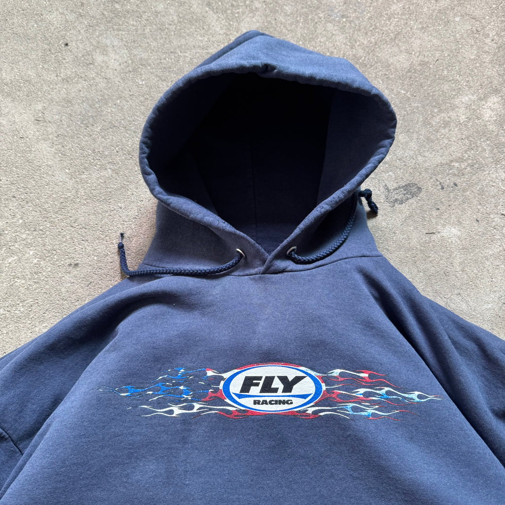 00s fly flames hoodie - Large/XL