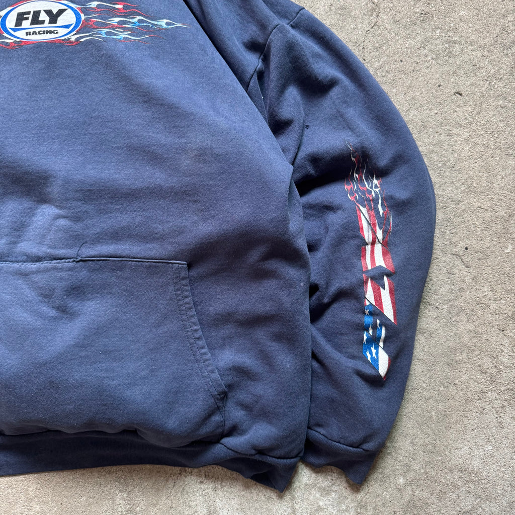 00s fly flames hoodie - Large/XL