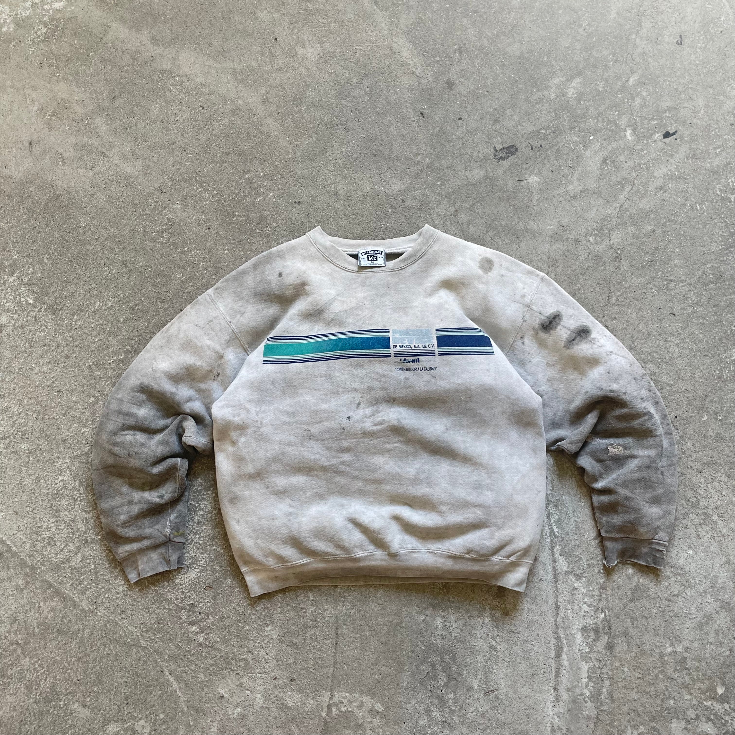 90s faded and distressed crewneck - Large
