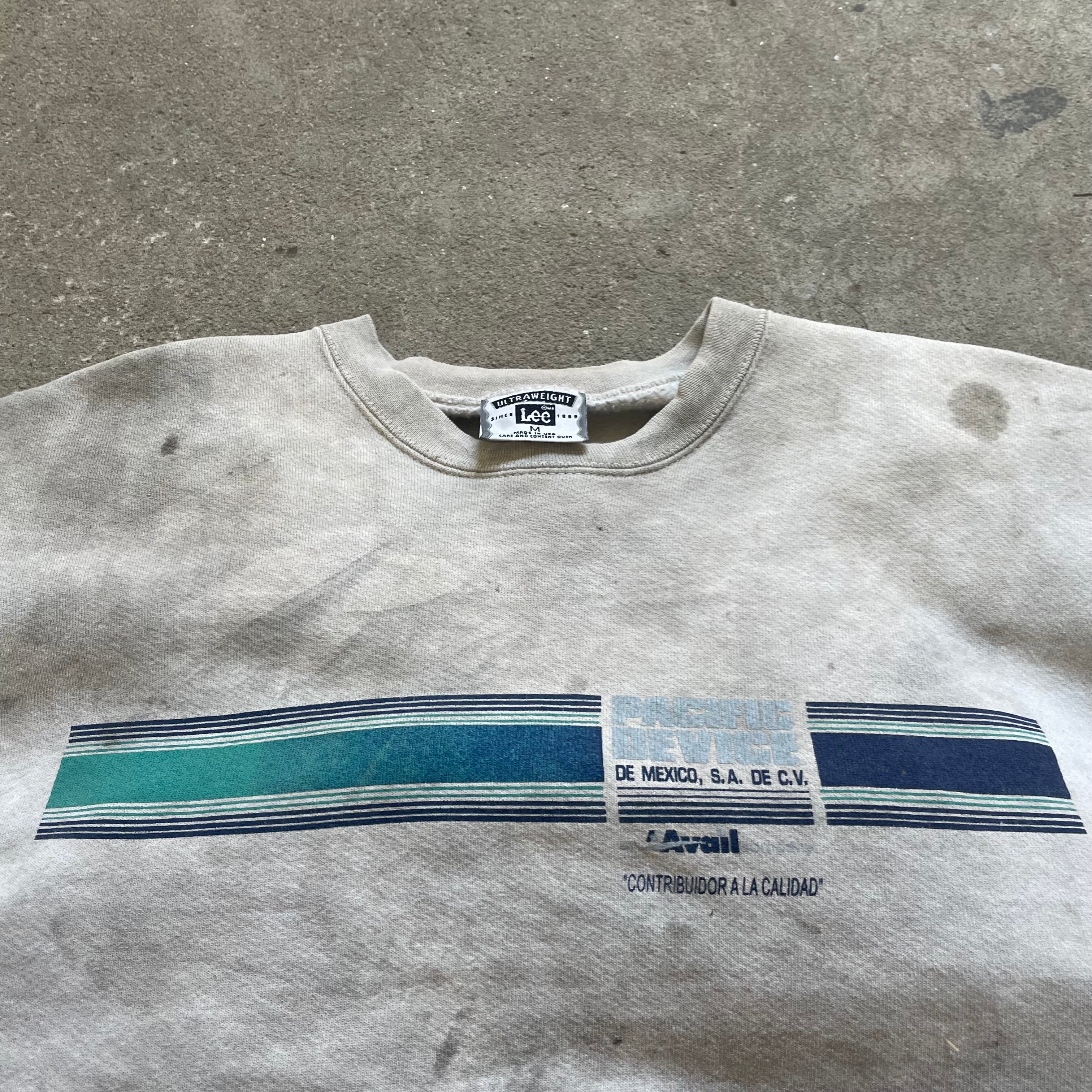 90s faded and distressed crewneck - Large
