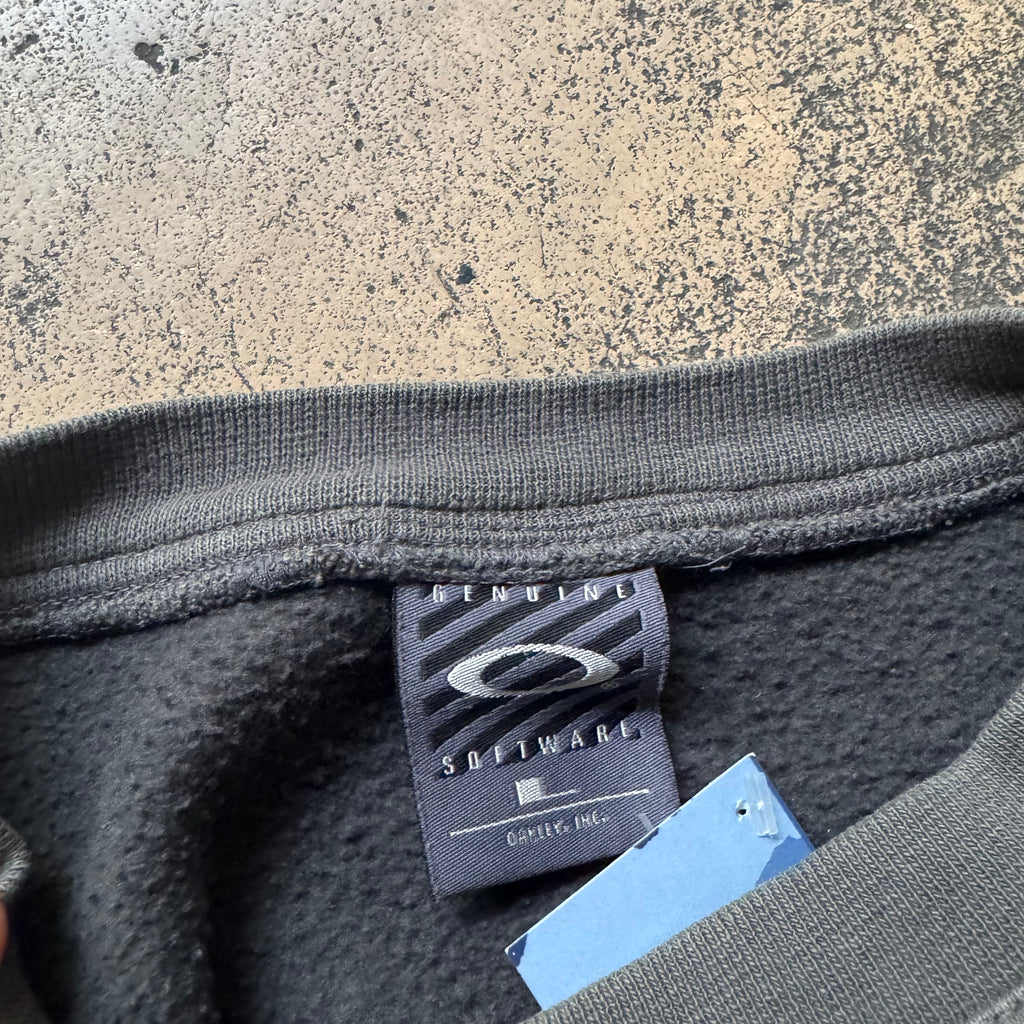 90s oakley software crewneck - Large