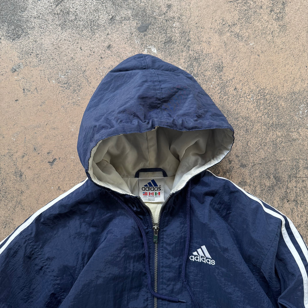 90s adidas heavy windbreaker - Large