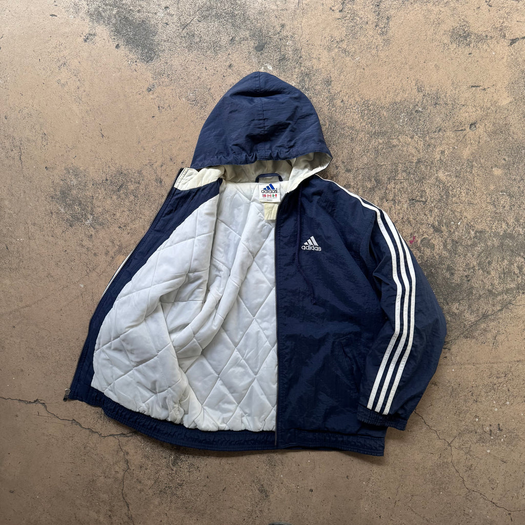 90s adidas heavy windbreaker - Large