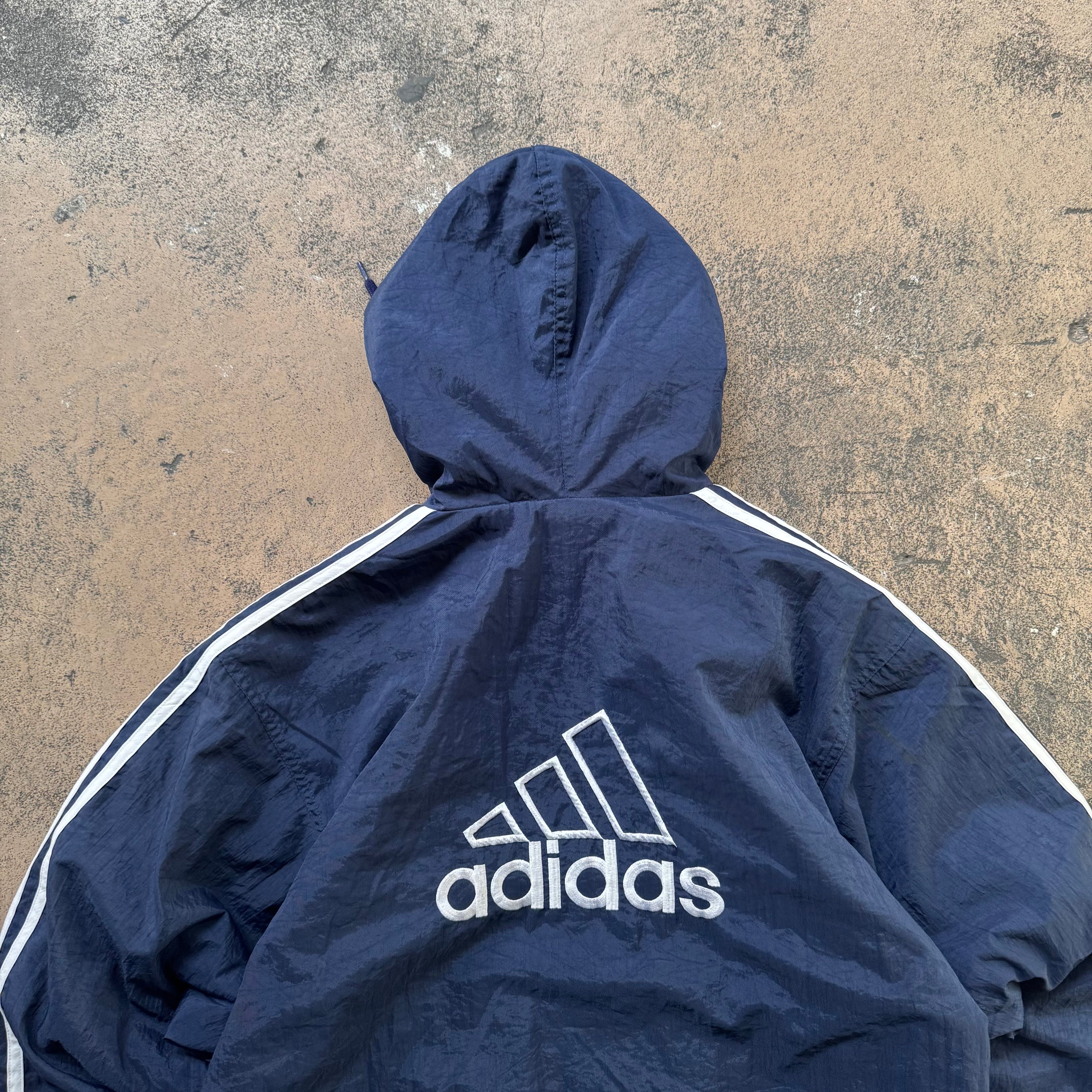 90s adidas heavy windbreaker - Large