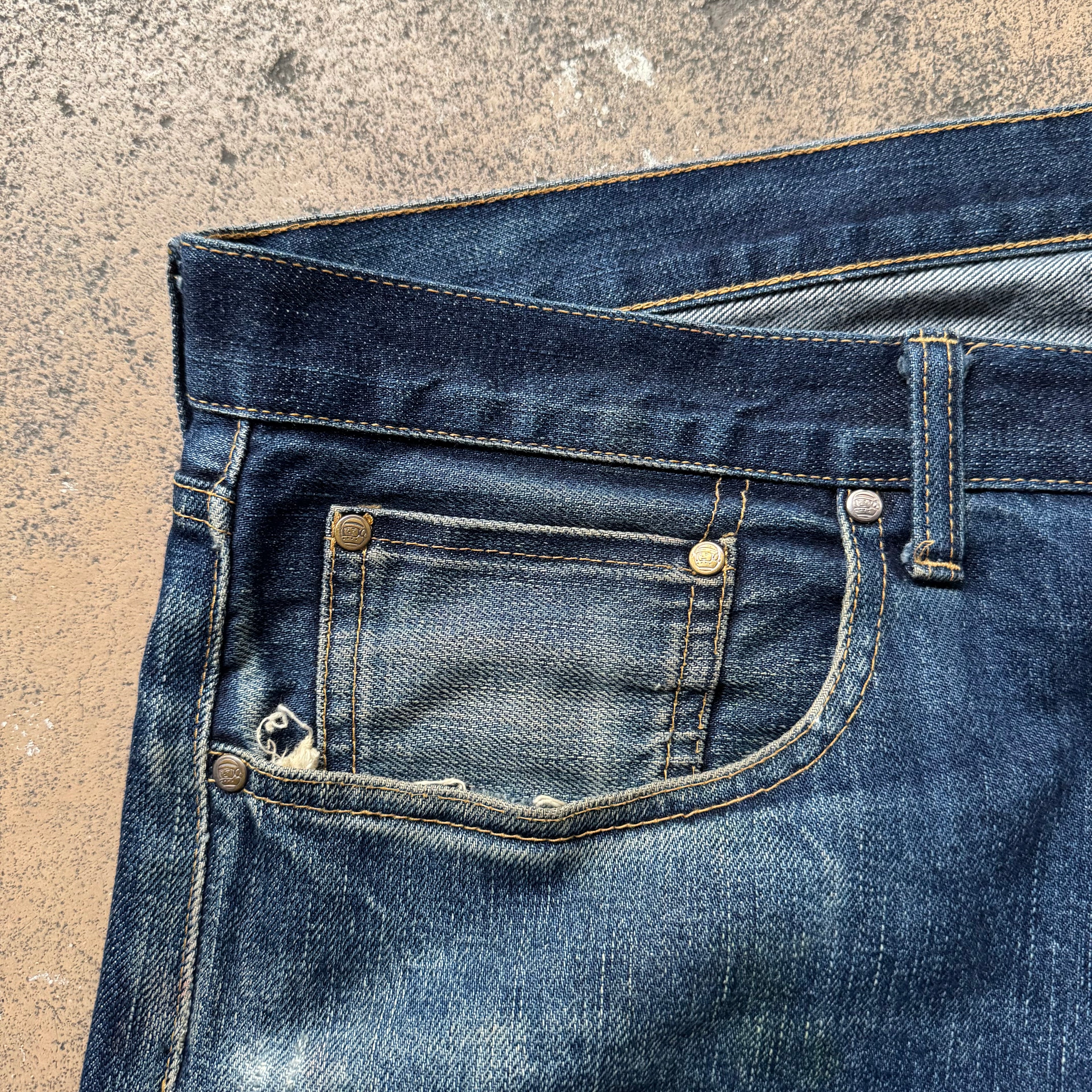 00s Billionaire Boys Club jeans selvedge jeans - XXL