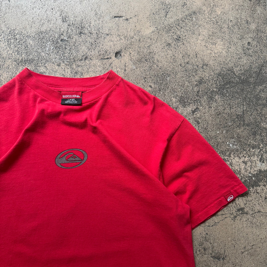 00s quiksilver glossy tee - Large