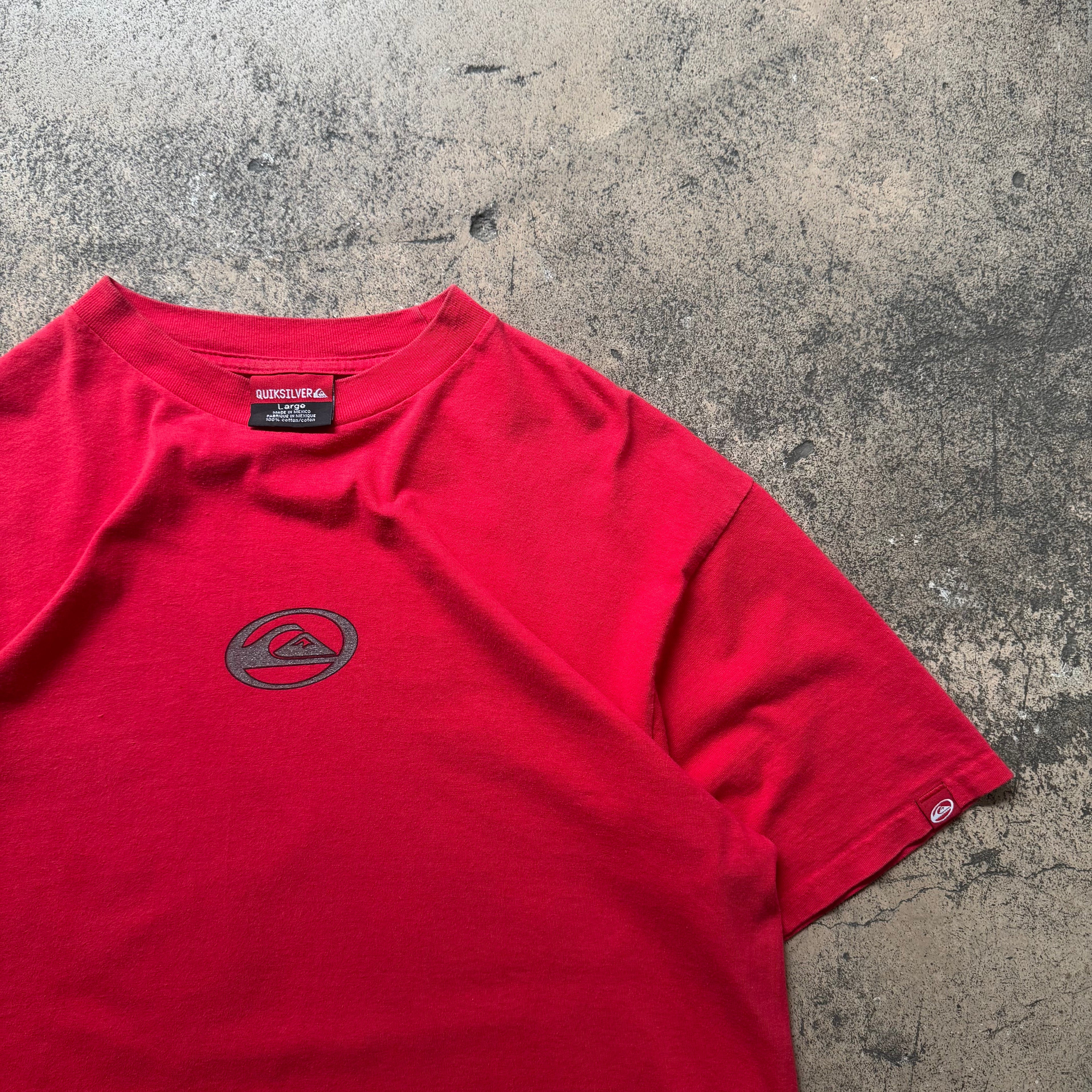 00s quiksilver glossy tee - Large