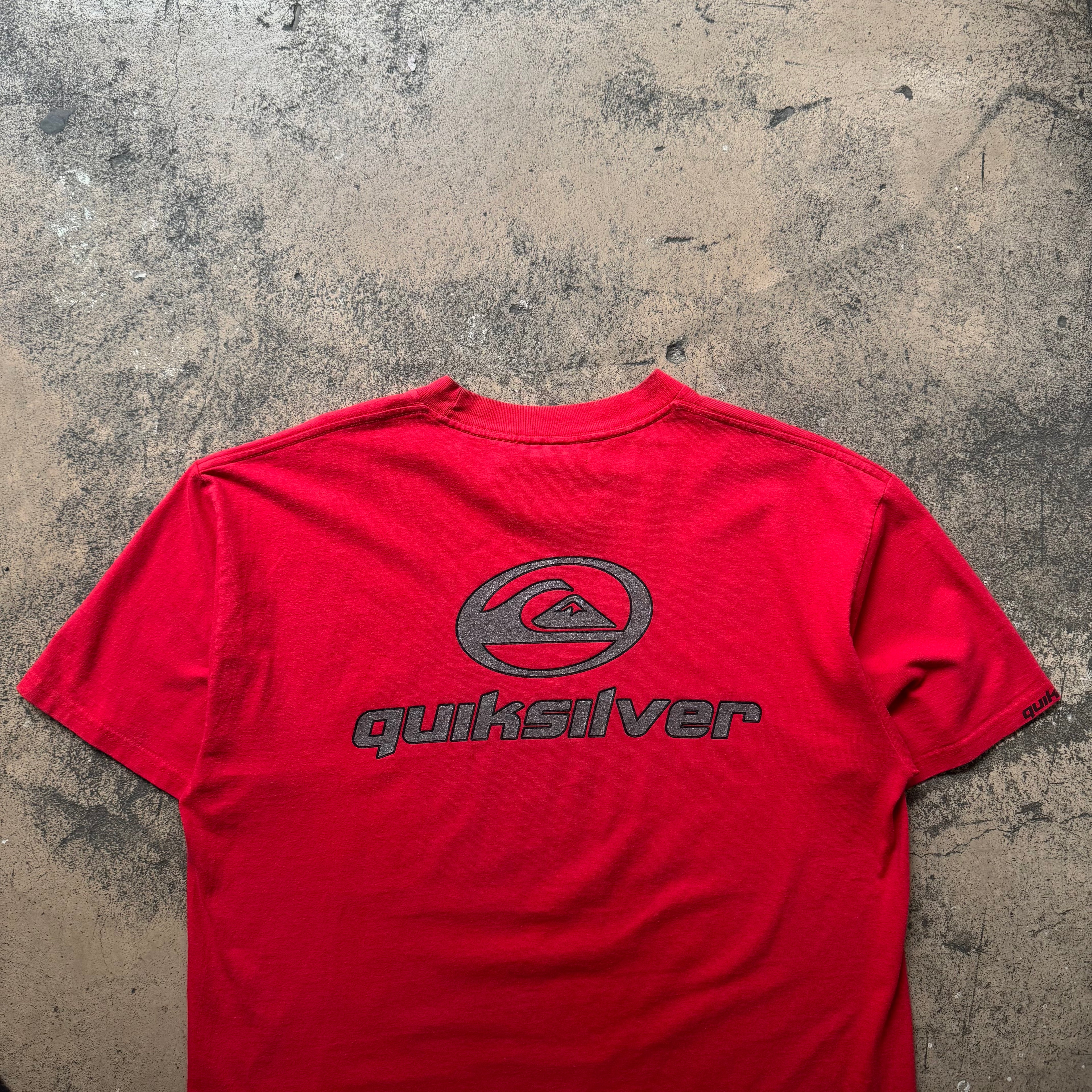 00s quiksilver glossy tee - Large