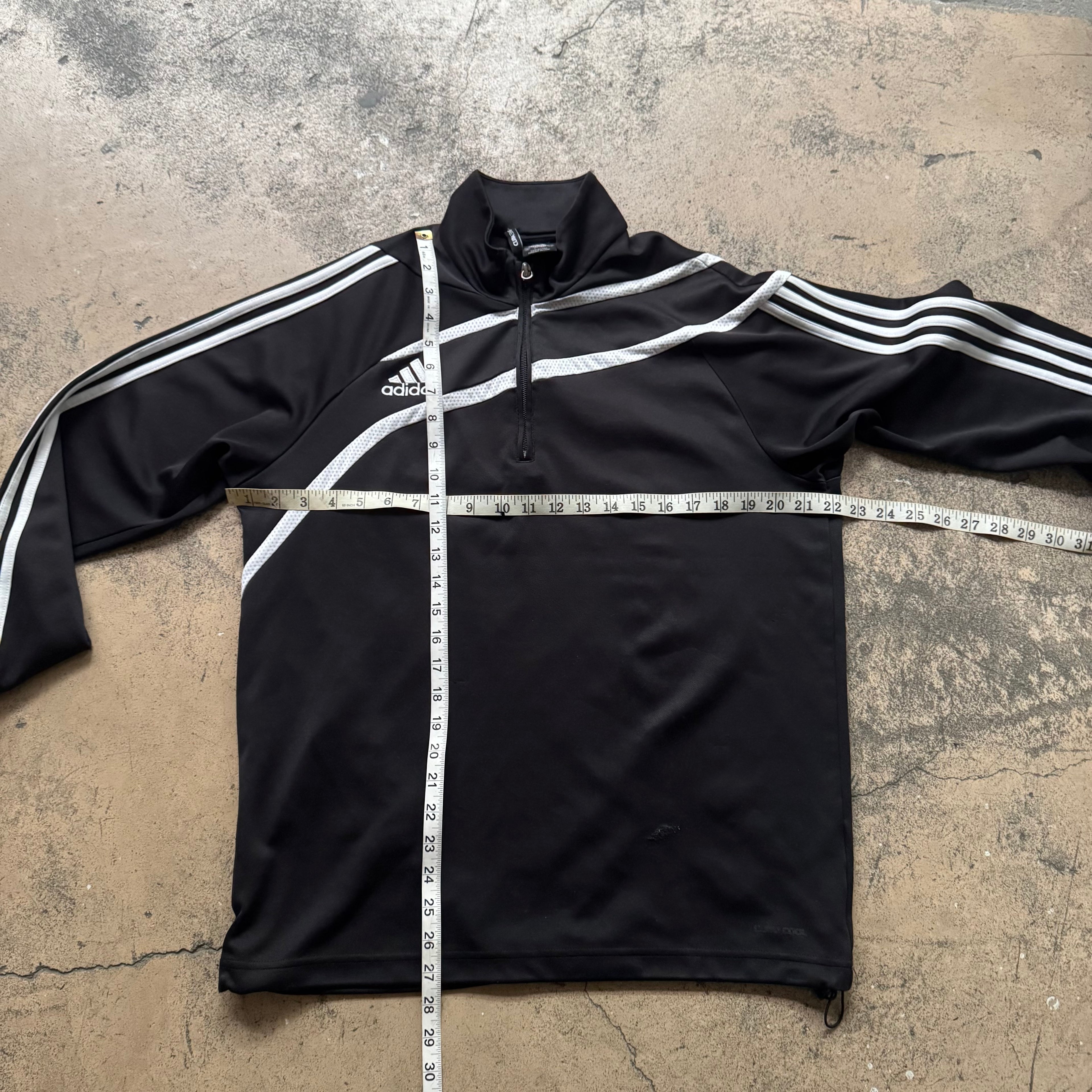 00s adidas 1/4 zip - Large
