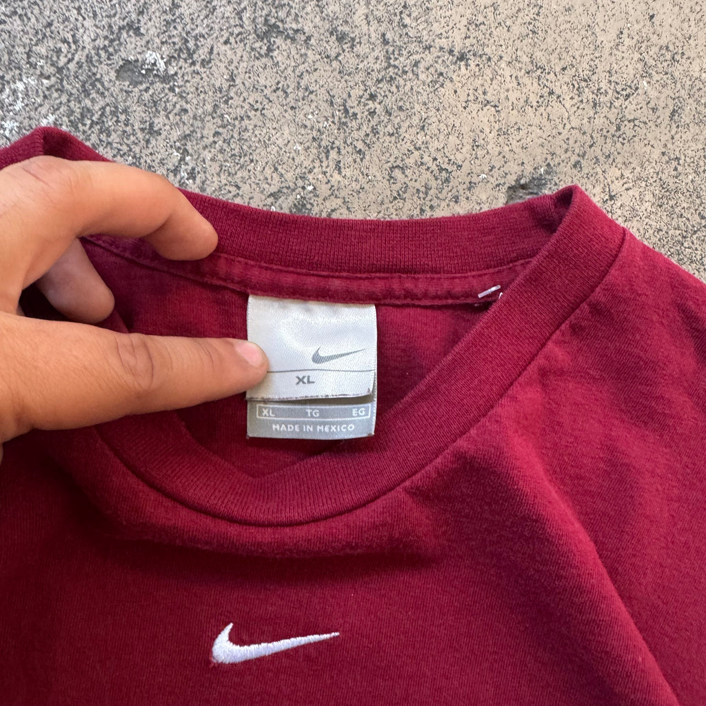 00s nike center swoosh longsleeve - L