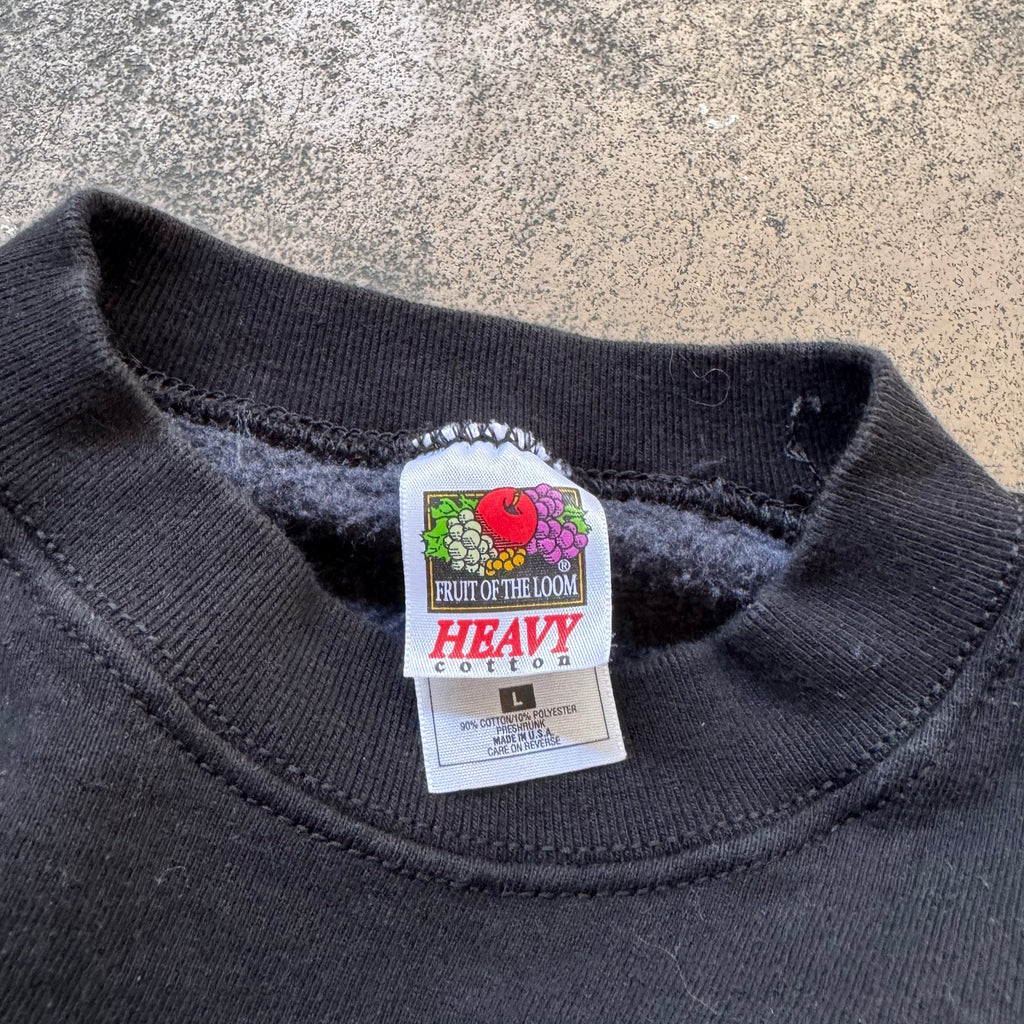 90s colors funny crewneck - Large