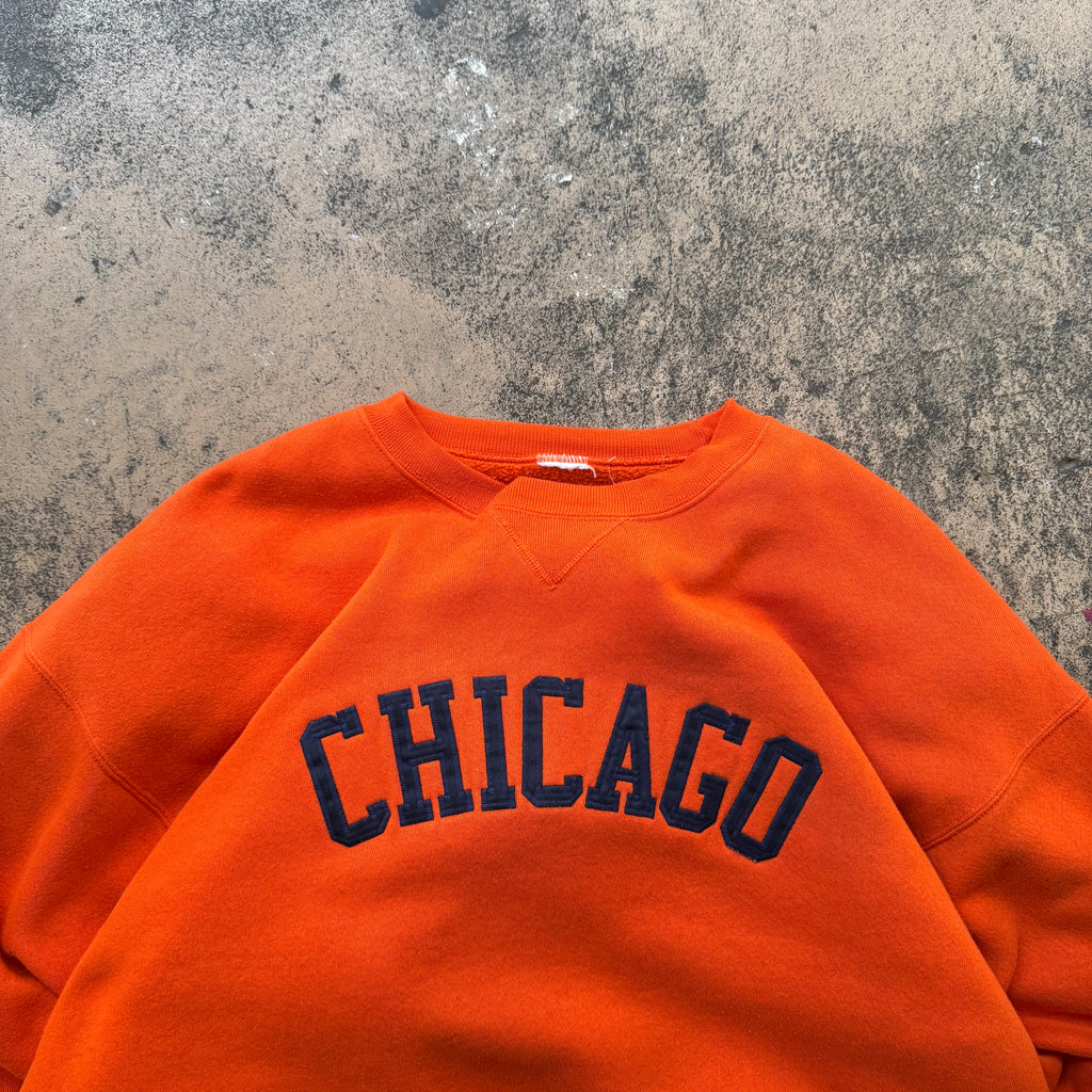 90s chicago orange crew - XL