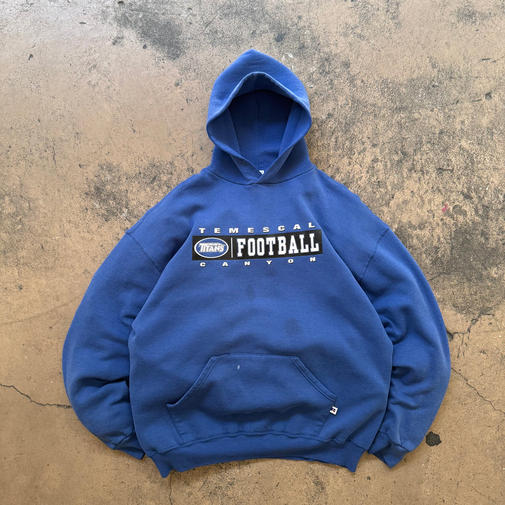 90s russell athletic hoodie - XL