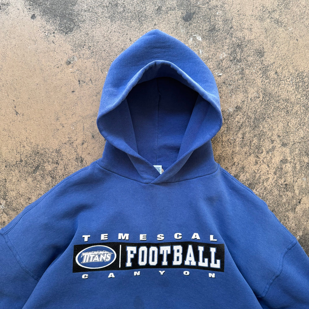 90s russell athletic hoodie - XL